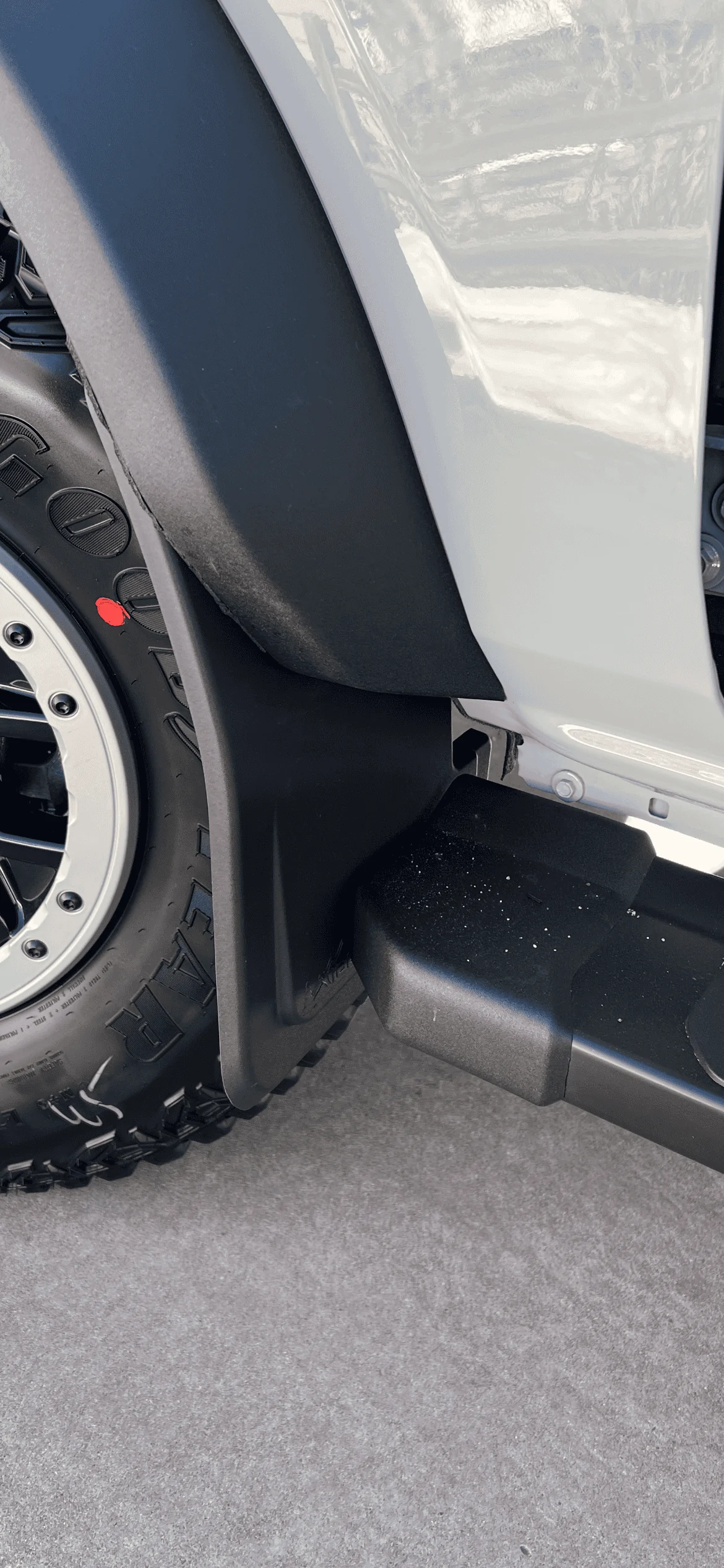 Ford Bronco IAG front & rear mud flaps IMG_5907