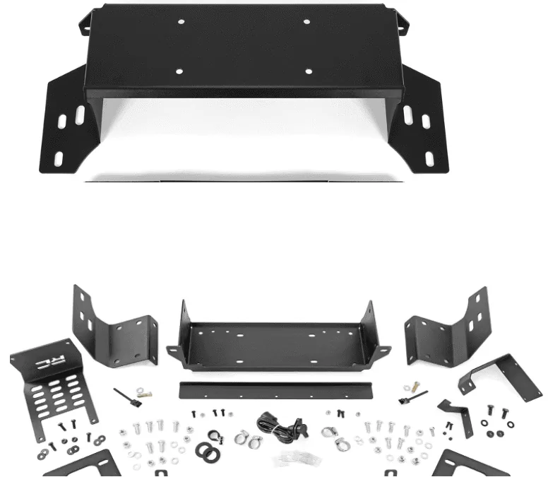 Ford Bronco Off brand Amazon hidden winch mount-anyone try this? 1699673987650