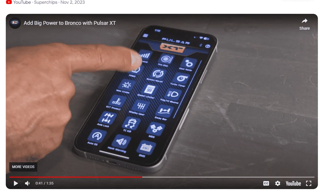 Superchips Pulsar XT Tuning Module Available Now | Bronco6G - 2021 ...