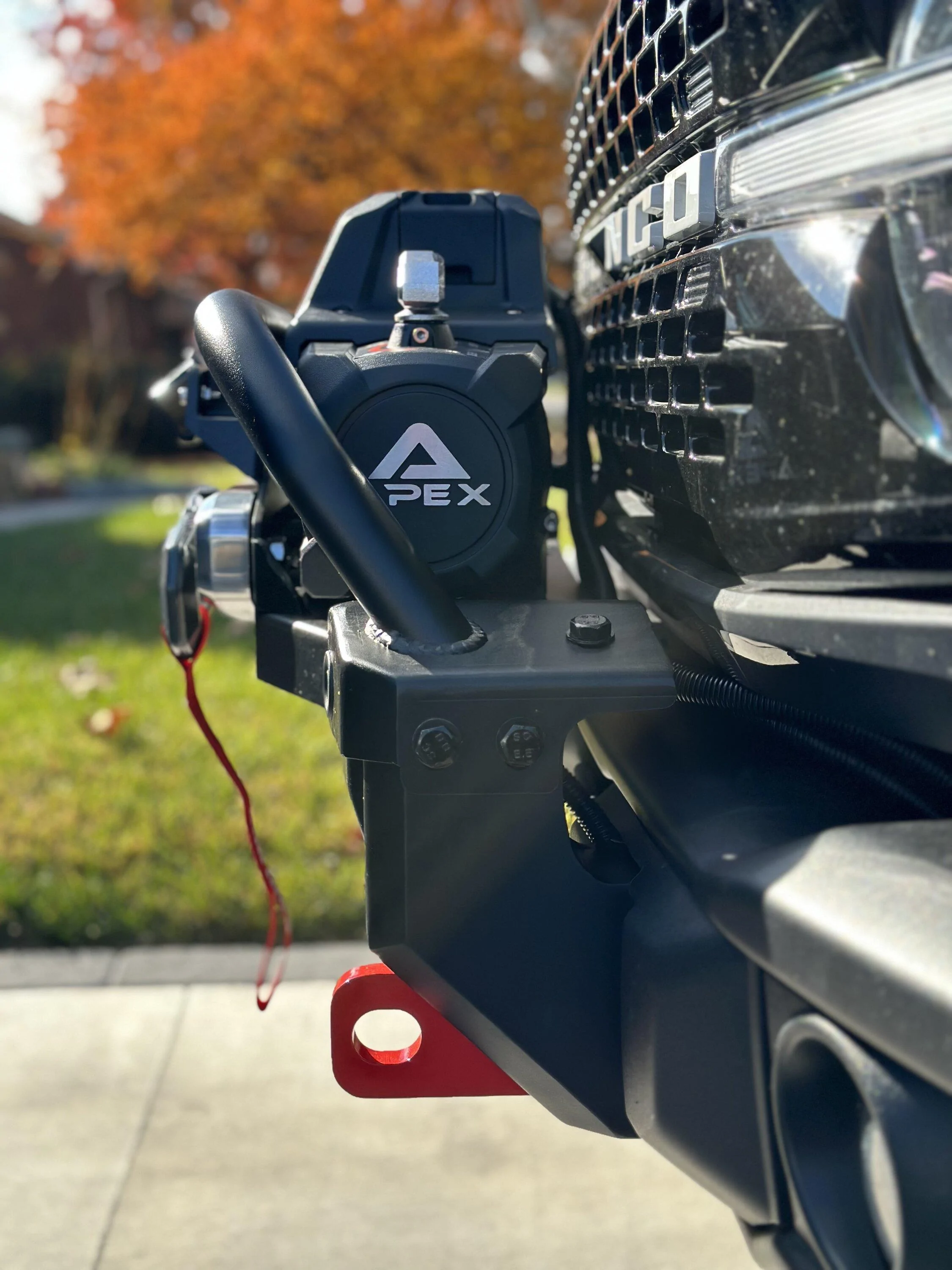 Ford Bronco High Mount Winch Plate installed on Capable Bumper 02D3C9F3-79B6-408C-A782-E103418362F8