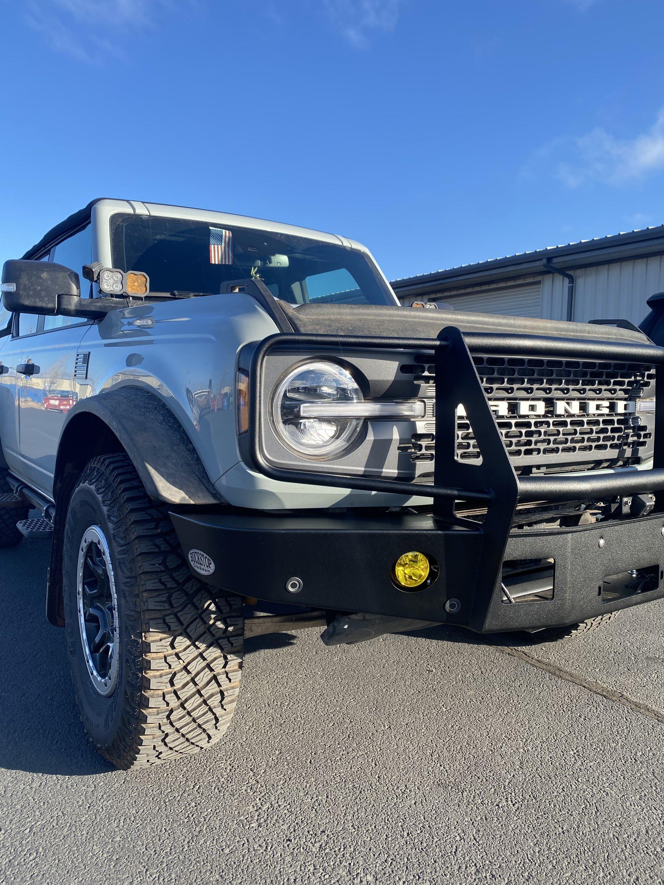 Ford Bronco Covering the naked winch Buckstop Bumper 11.18.2022.c