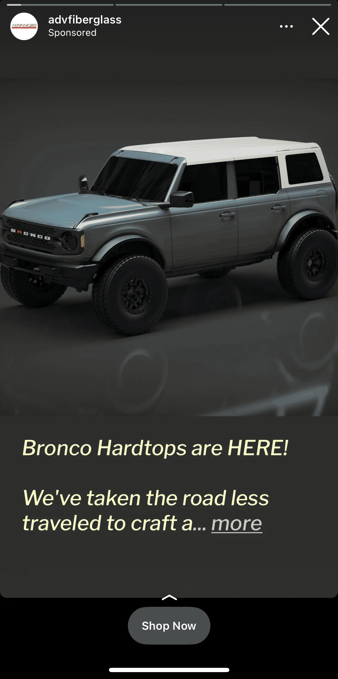 Ford Bronco ADV Production Modular Hardtop! 1699840605095