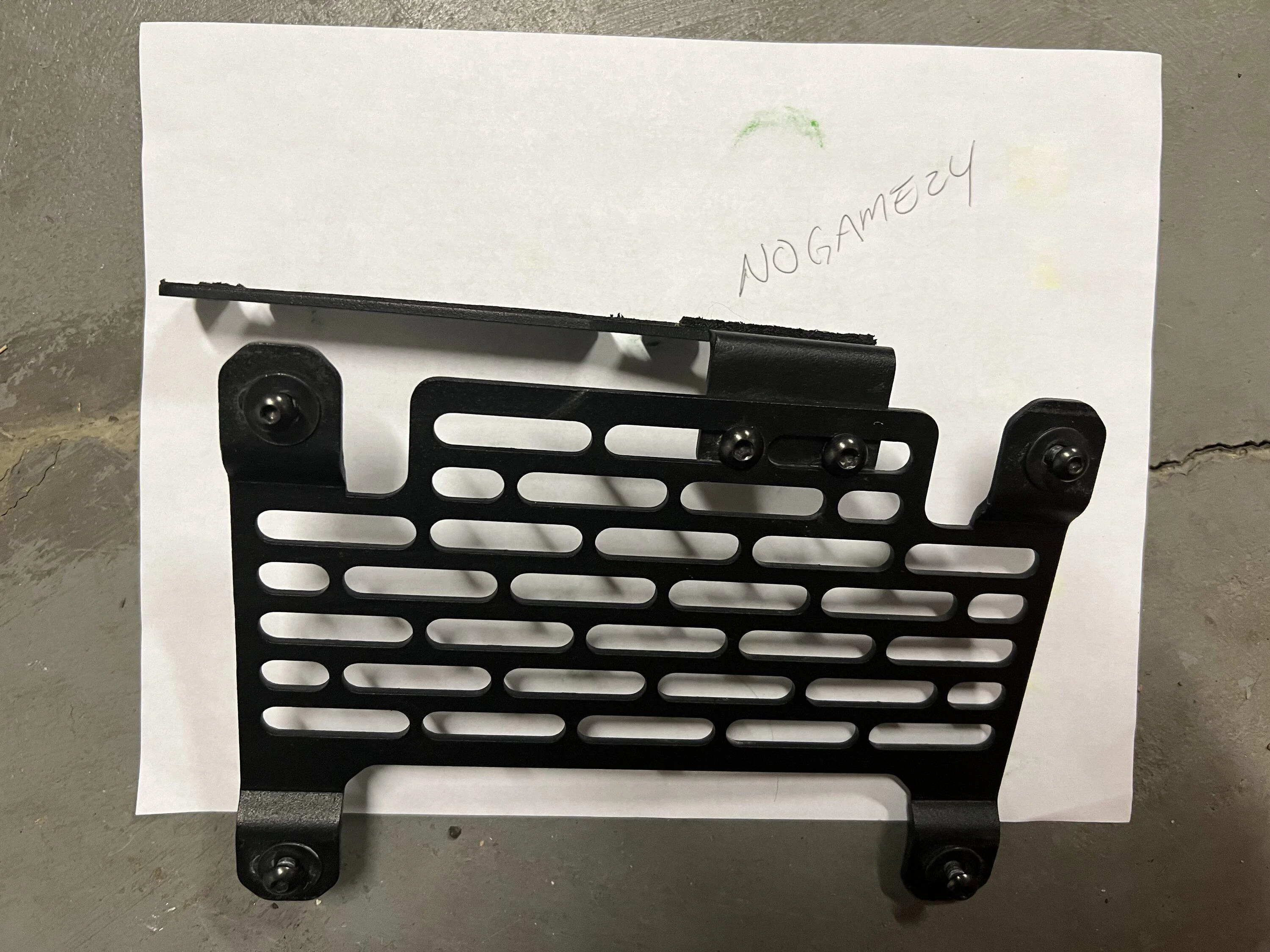 Ford Bronco Builtright modular bumper license plate bracket IMG_5977