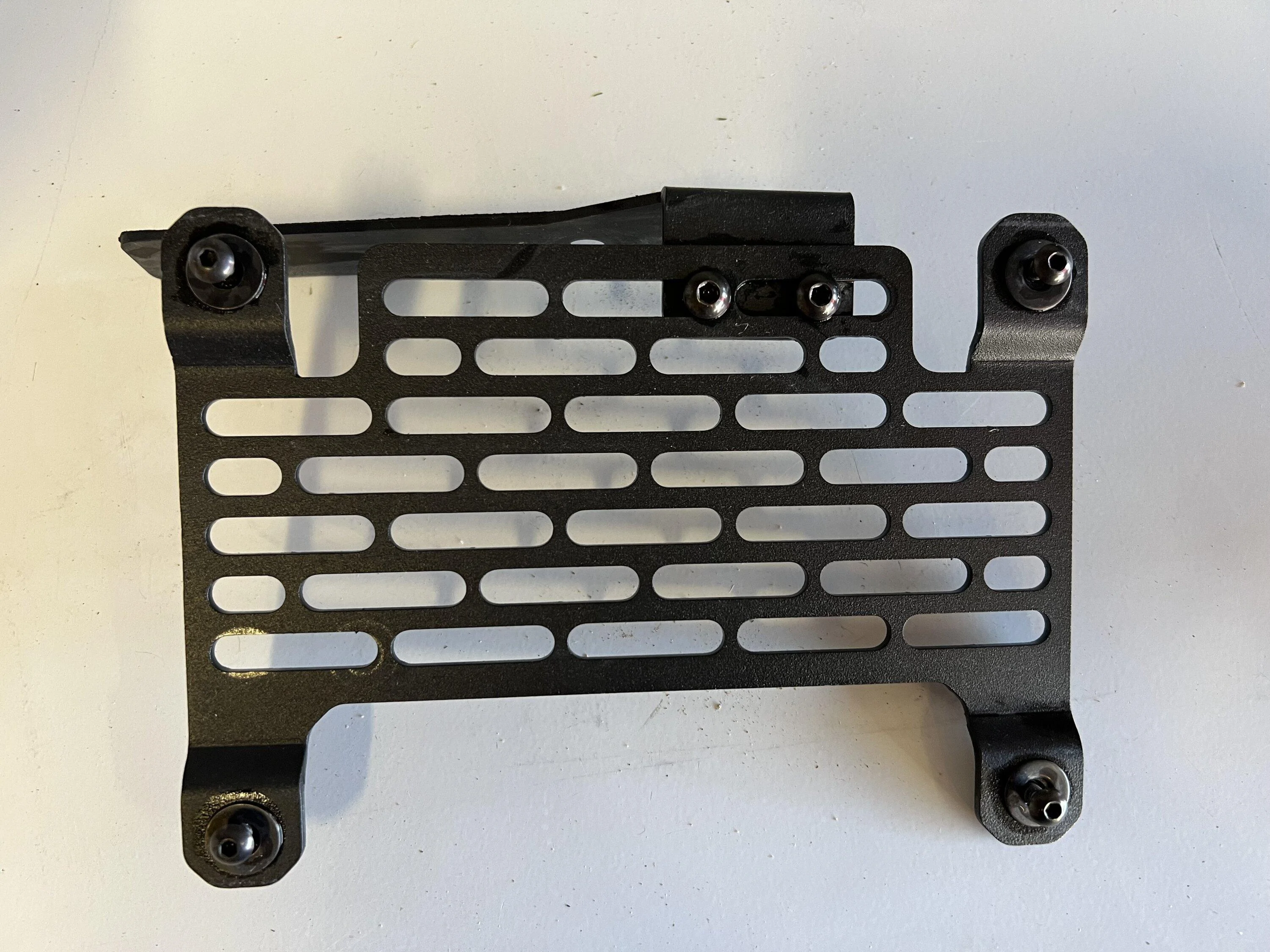 Ford Bronco Builtright modular bumper license plate bracket IMG_5897