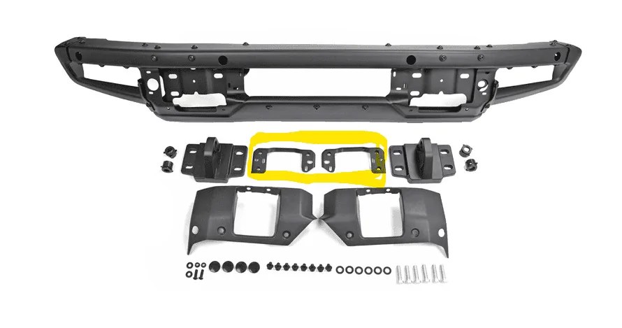 Ford Bronco Modular Front Bumper Option....sort of 1699882309543