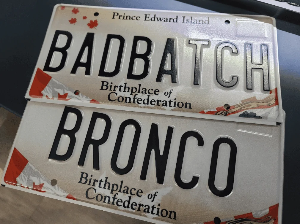 Ford Bronco Custom vanity license plate for Bronco? 1700004322122
