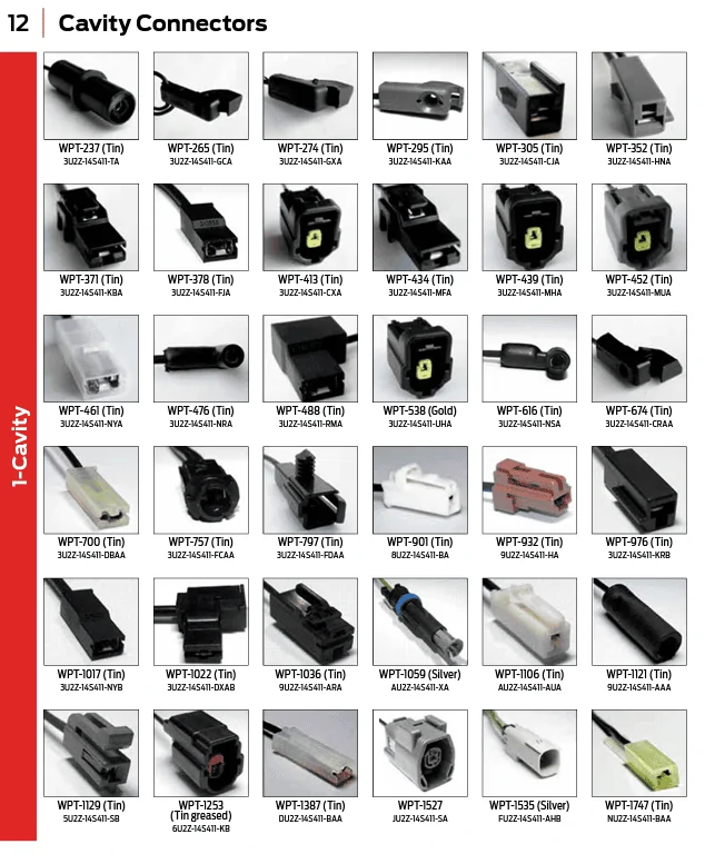 Ford Bronco side mirror wire connectors 1700060969440