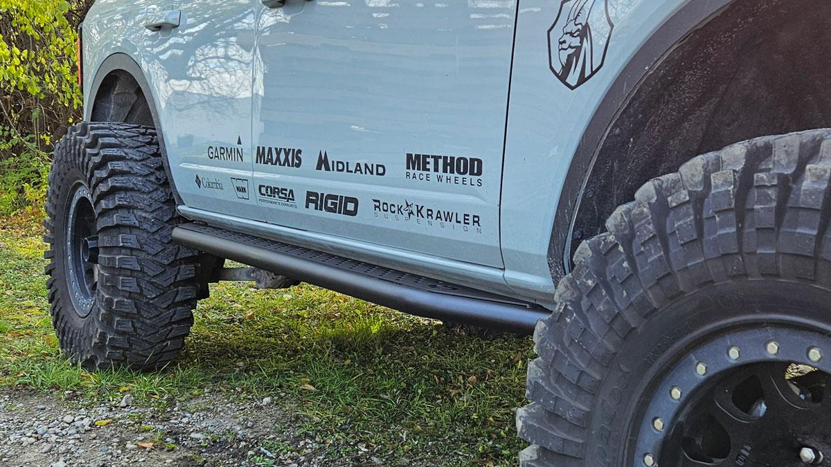 Ford Bronco New! GOAT Fabrication Step Sliders B4STEP_003
