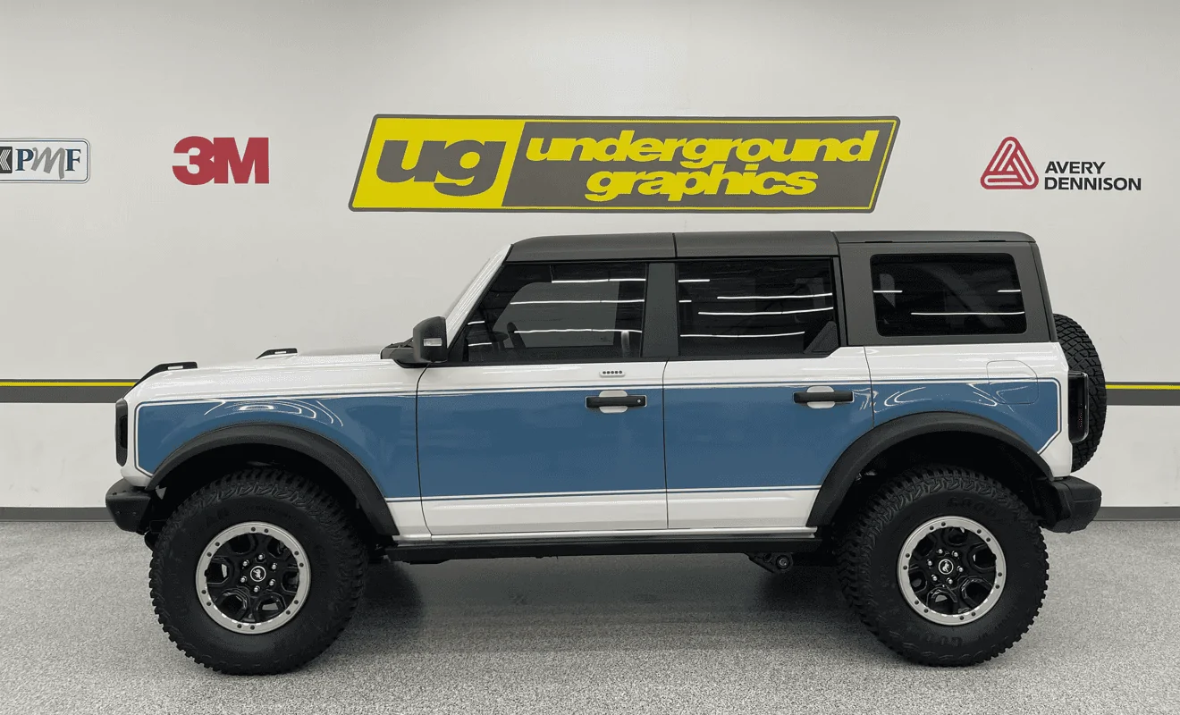 Ford Bronco Show me your Bronco - Graphics / Decals / Wrapped Edition retro panel kit