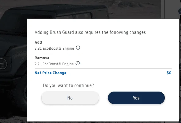 Ford Bronco Mike levine confirms that winch will block camera view 1604300467048