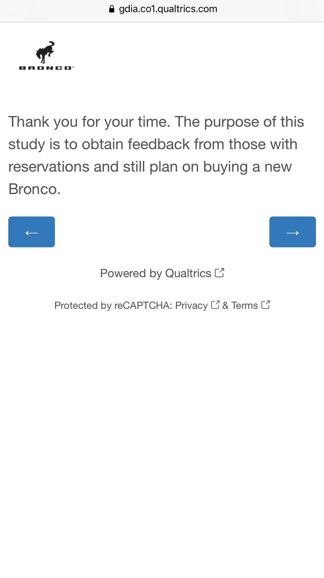 Ford Bronco Ford Sends New Survey: "Bronco Needs Your Help" D139A163-D0DC-48CF-9AF6-9253ED365C3E