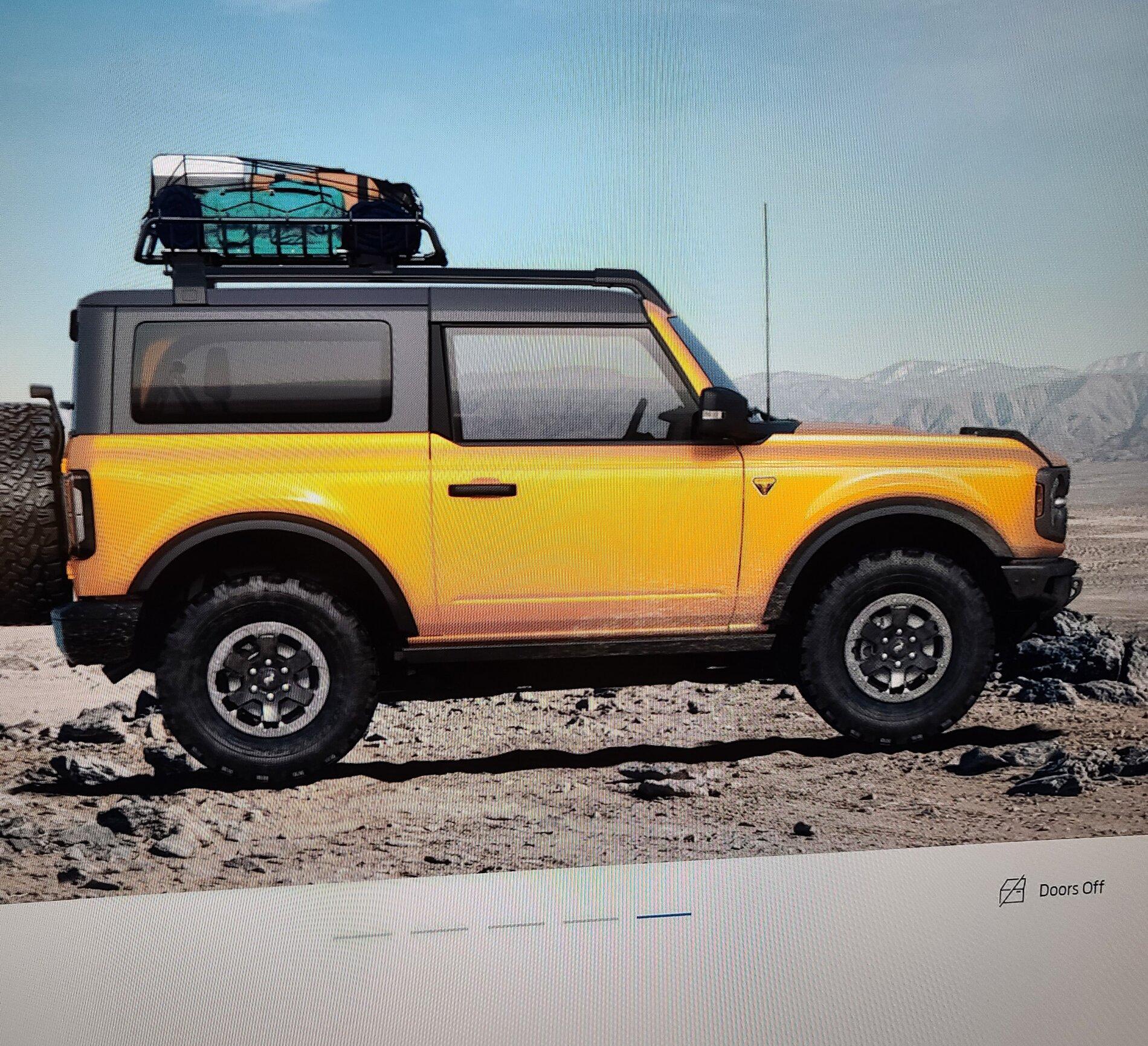 Ford Bronco 2 Door with small RTT & small basket 20201102_181809