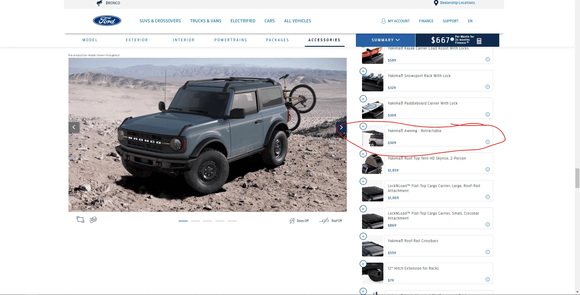 Ford Bronco Bronco build & price is down [And It's Back] 1604381398717
