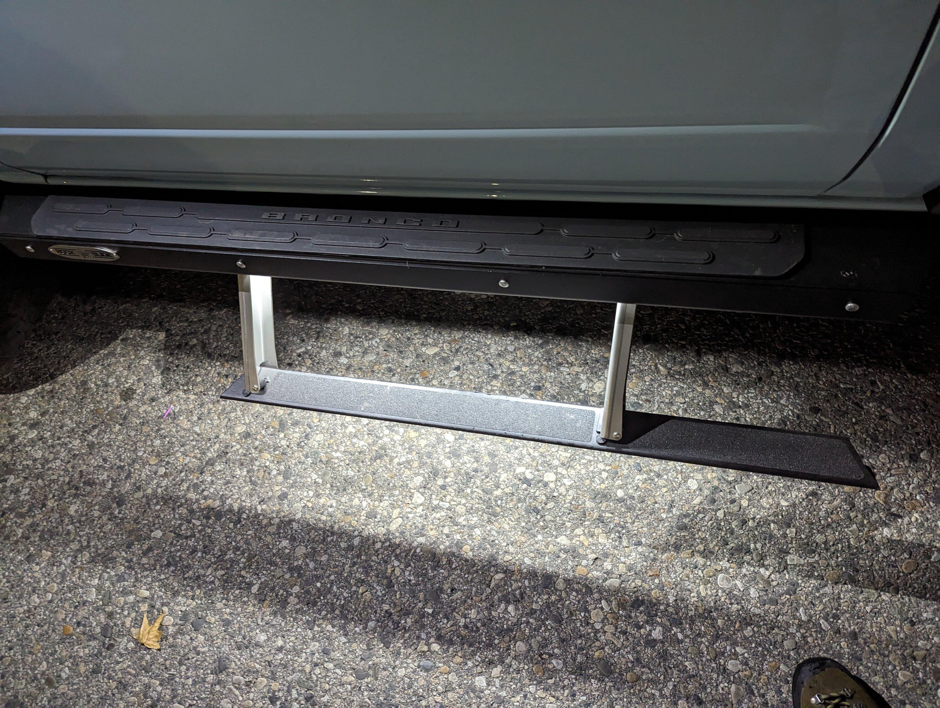 Ford Bronco Drop Down Running Boards - Keep Rock Slider rock sliders