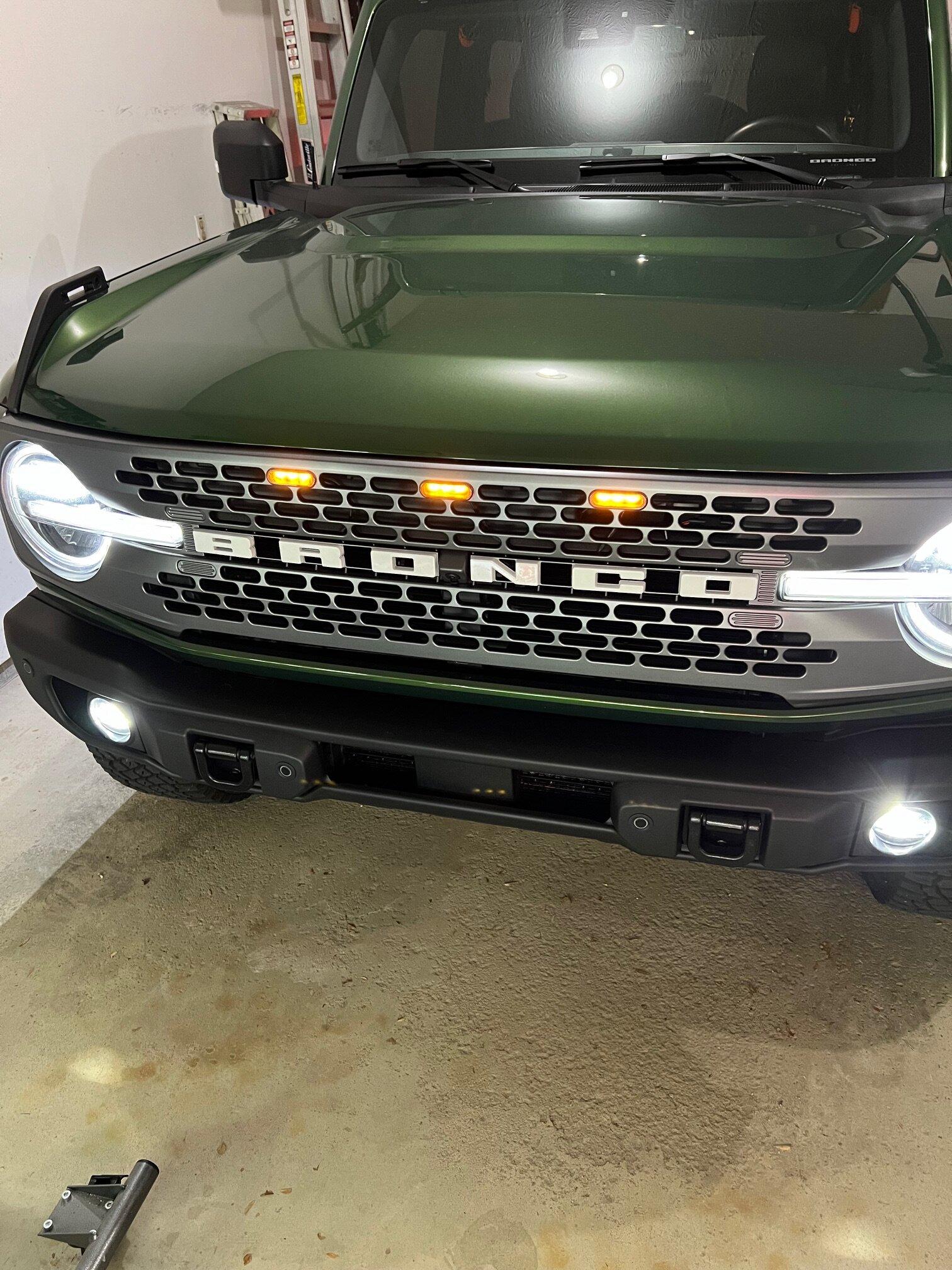 Ford Bronco New Product Announcement - SPV SMOKED Grille Marker Lights... IMG_5527