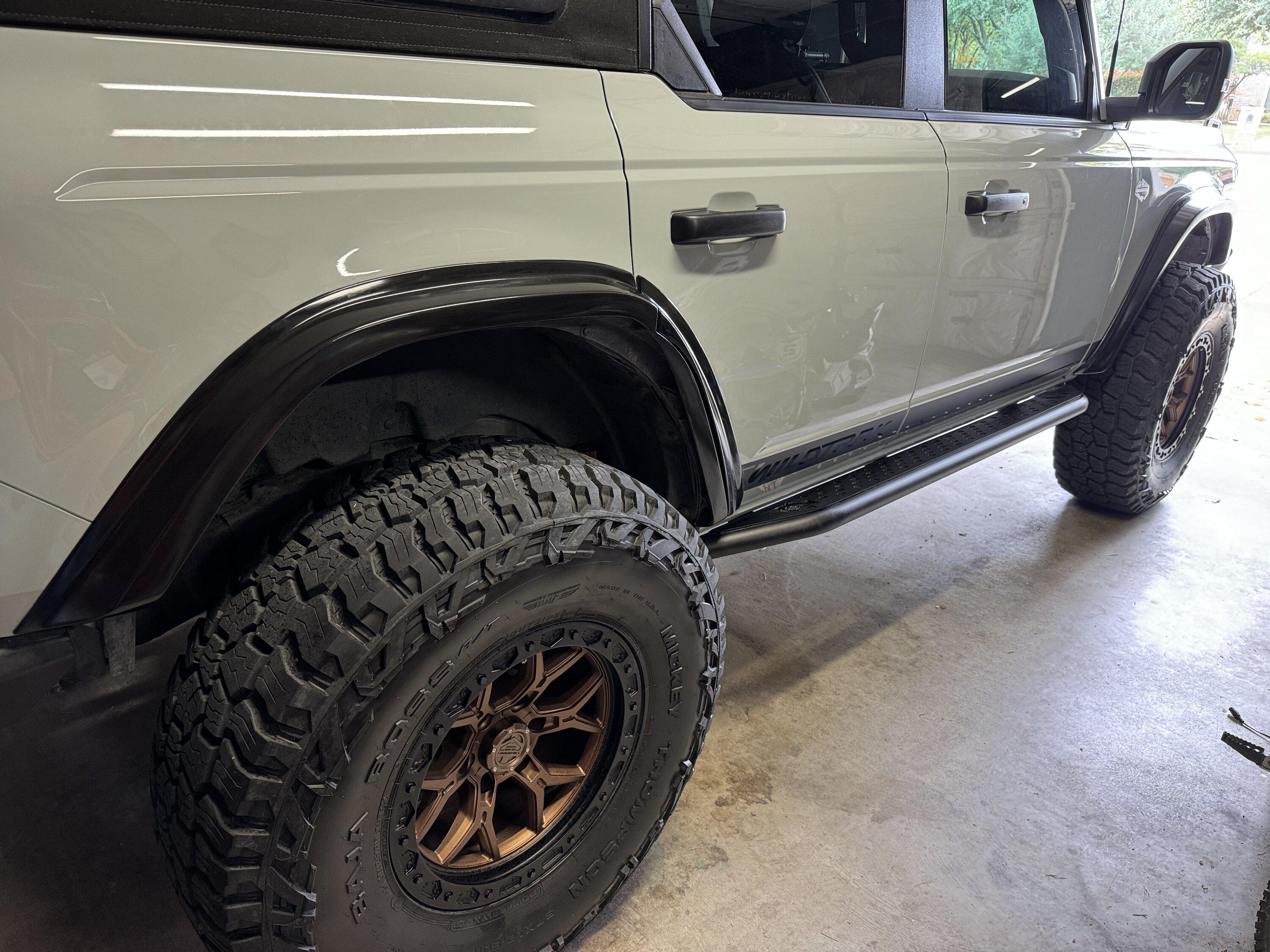 Ford Bronco KBD Body Kits fender flares installed pics IMG_7632
