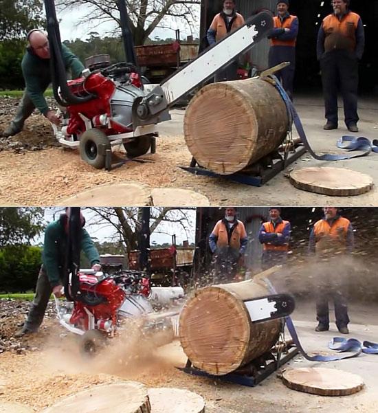 Ford Bronco Mt. Hood Trail Ride v8-powered-saw-chainsaw