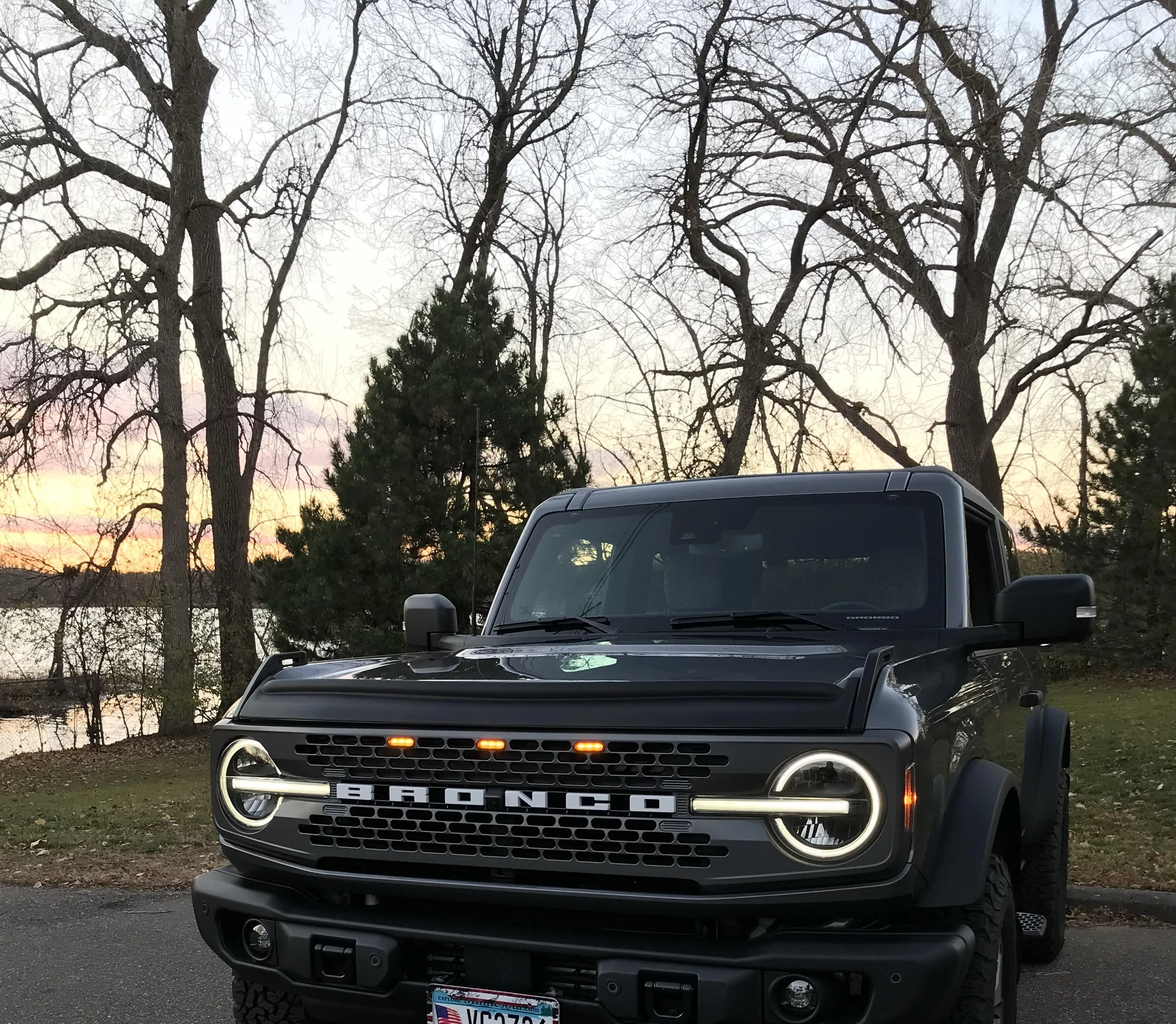 Ford Bronco New Product Announcement - SPV SMOKED Grille Marker Lights... IMG_2164
