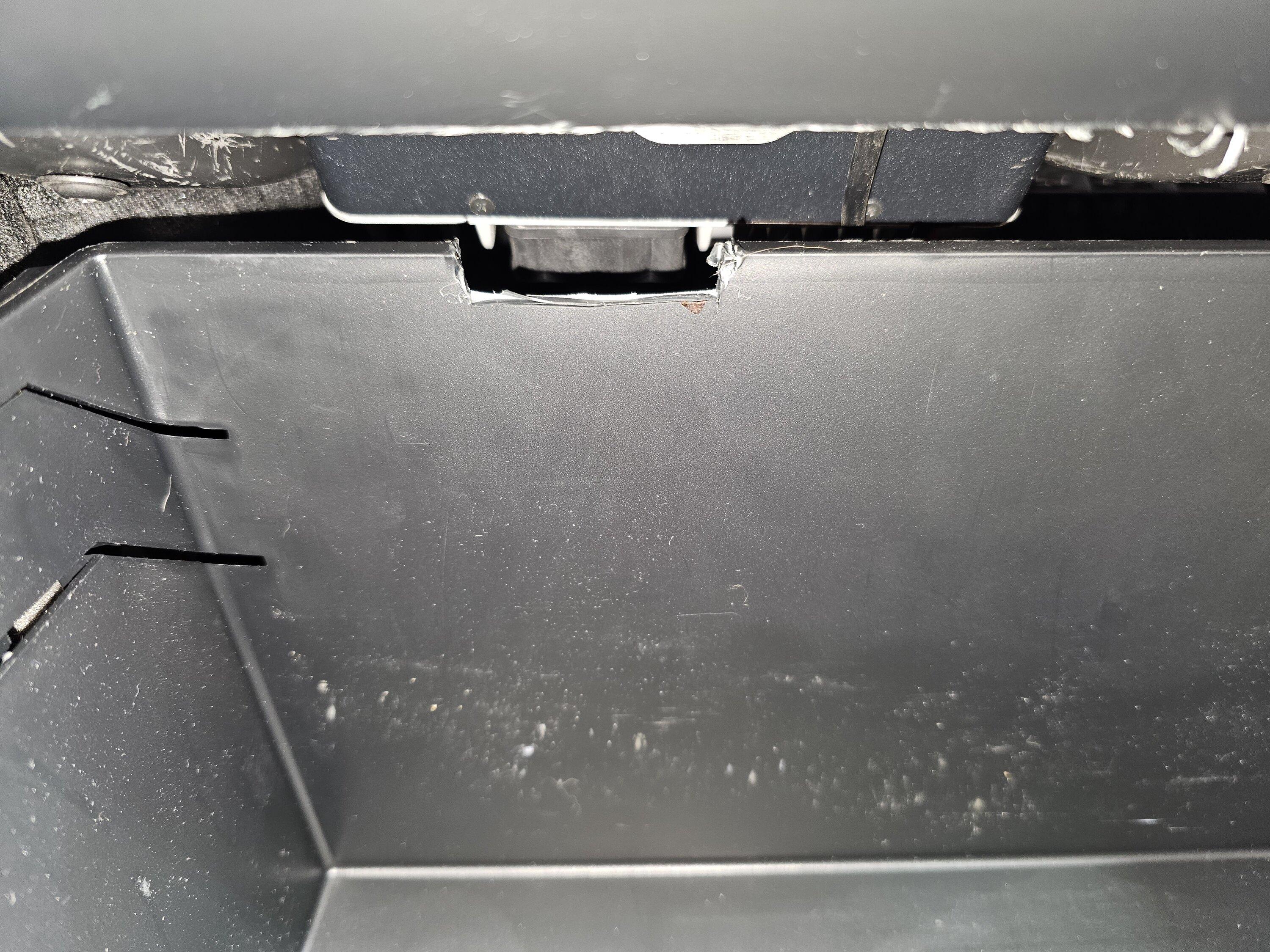 Ford Bronco Ideas for running a cable from the center dash accessory mount 20230318_145455