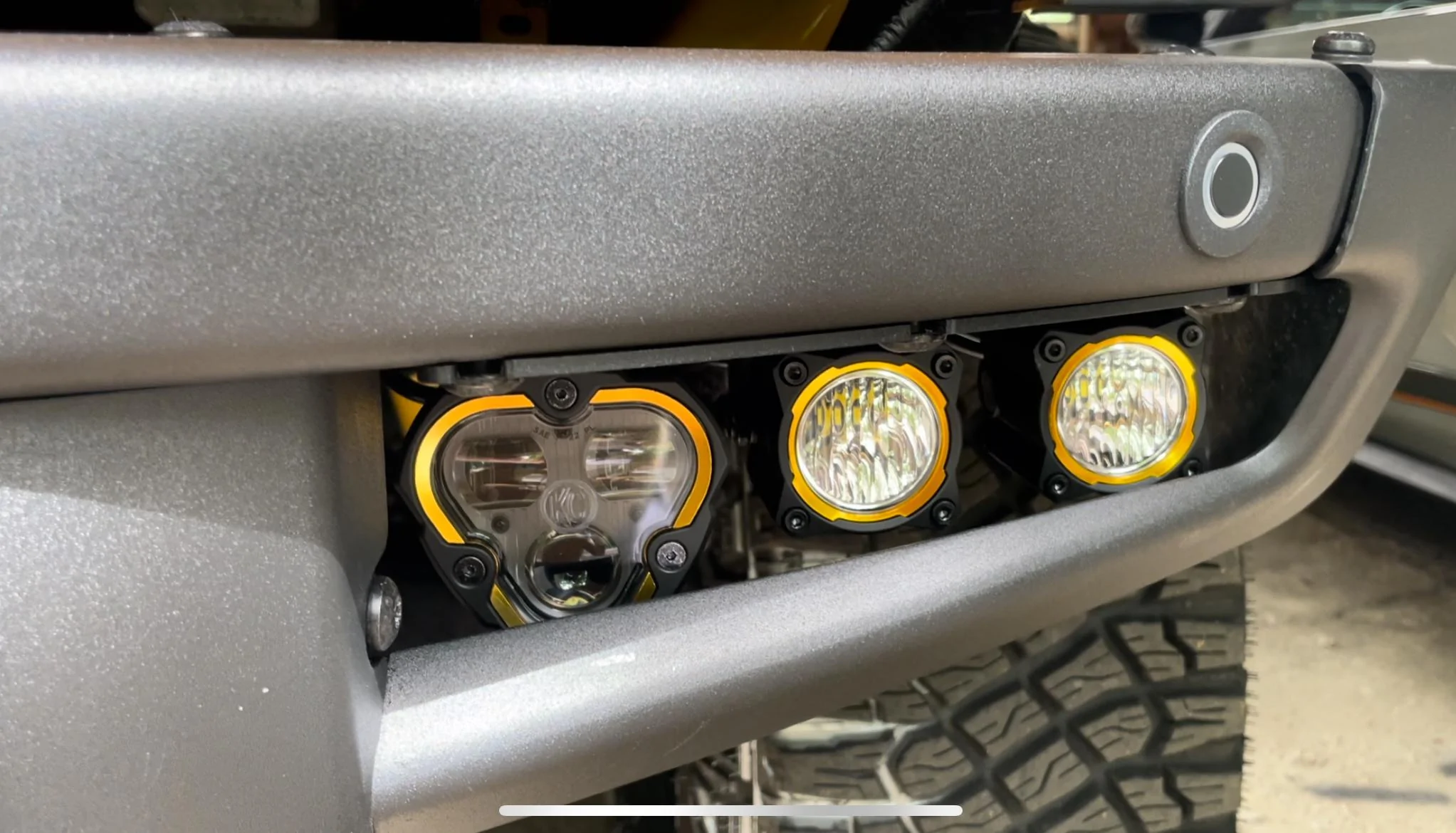 Ford Bronco Fog lights with modular bumper IMG_7303