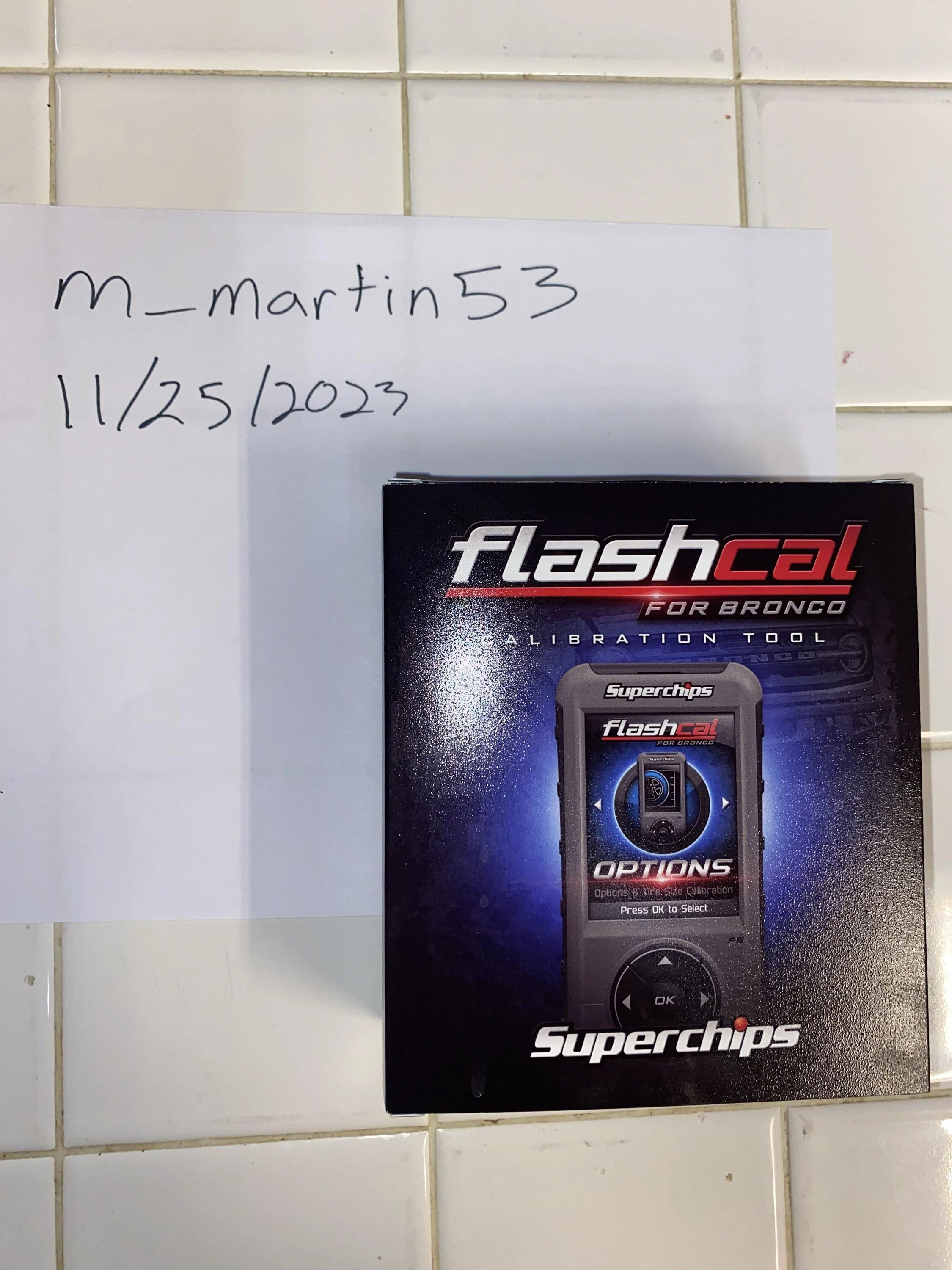 Ford Bronco SuperChips FlashCal for Bronco 1CAA38CA-6A93-40A9-B6CA-4541B8D6B383