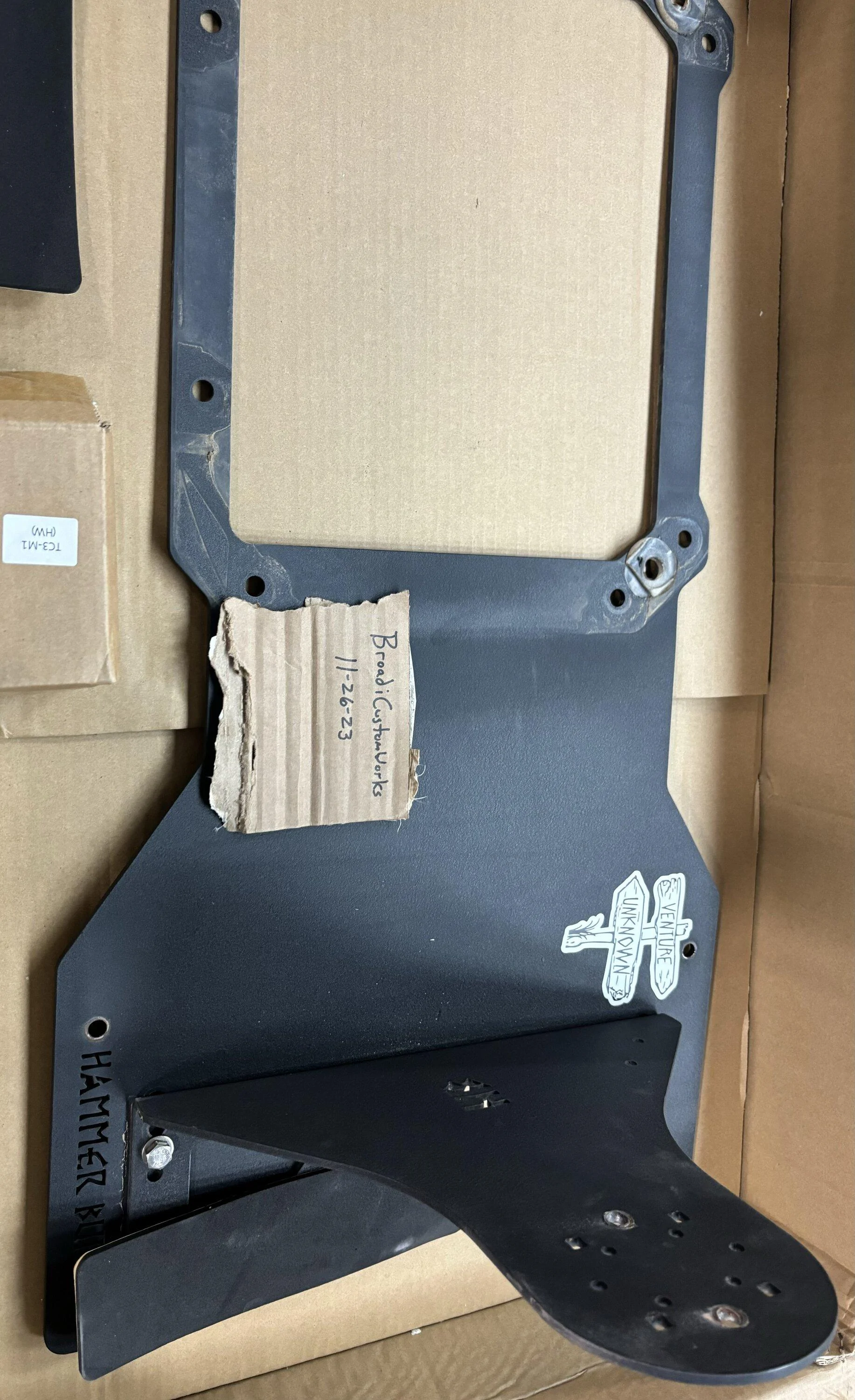Ford Bronco Hammerbuilt reinforcement and accessory arm IMG_0291