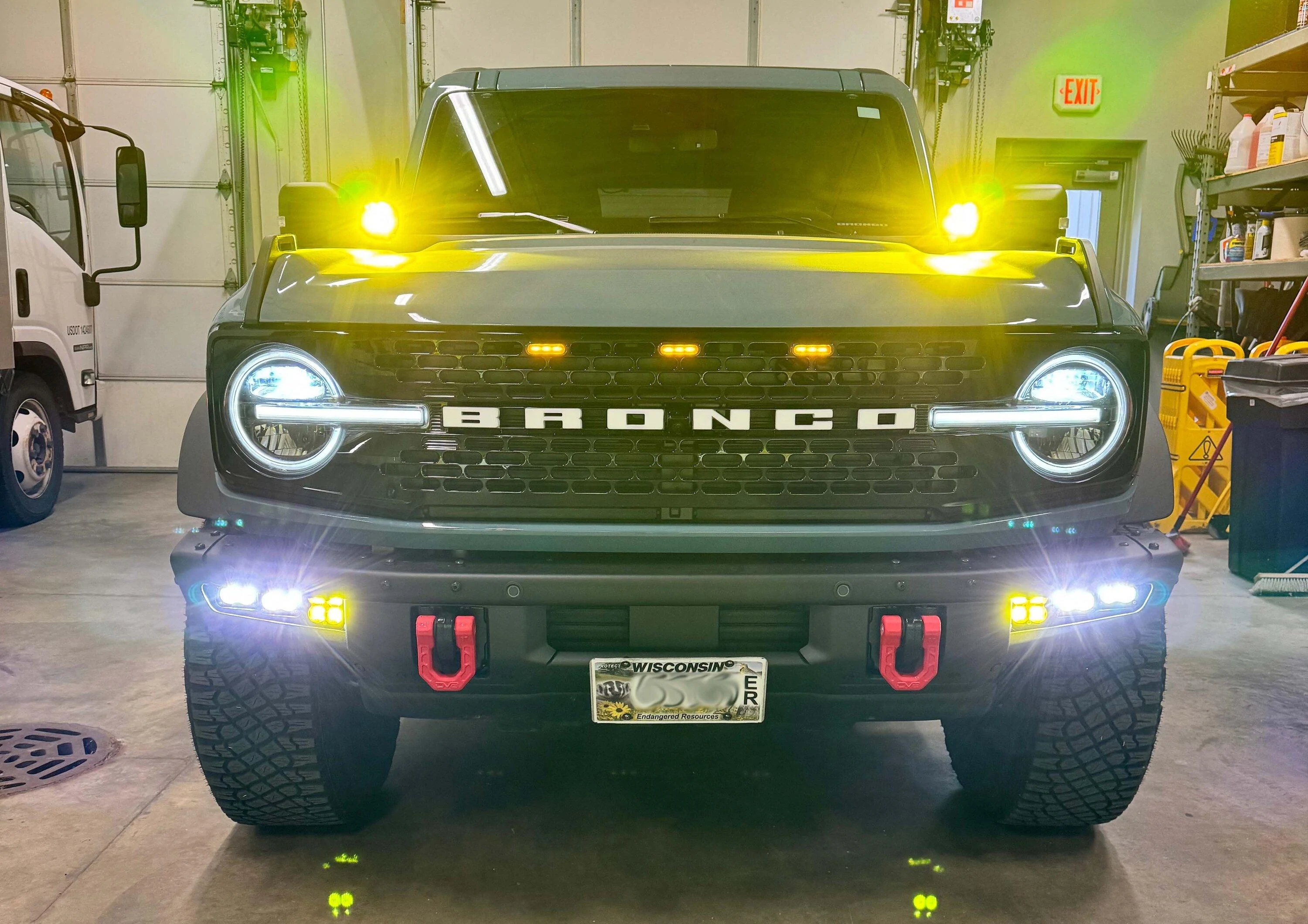 Ford Bronco New Product Announcement - SPV SMOKED Grille Marker Lights... on