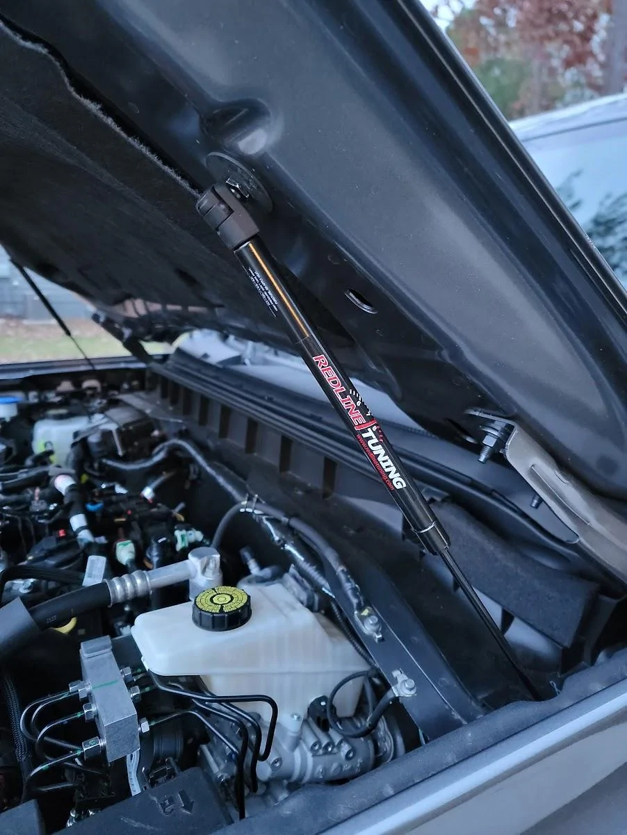 Ford Bronco What did you do TO / WITH your Bronco today? 👨🏻‍🔧🧰🚿🛠 Mod28 - Redline Hood struts