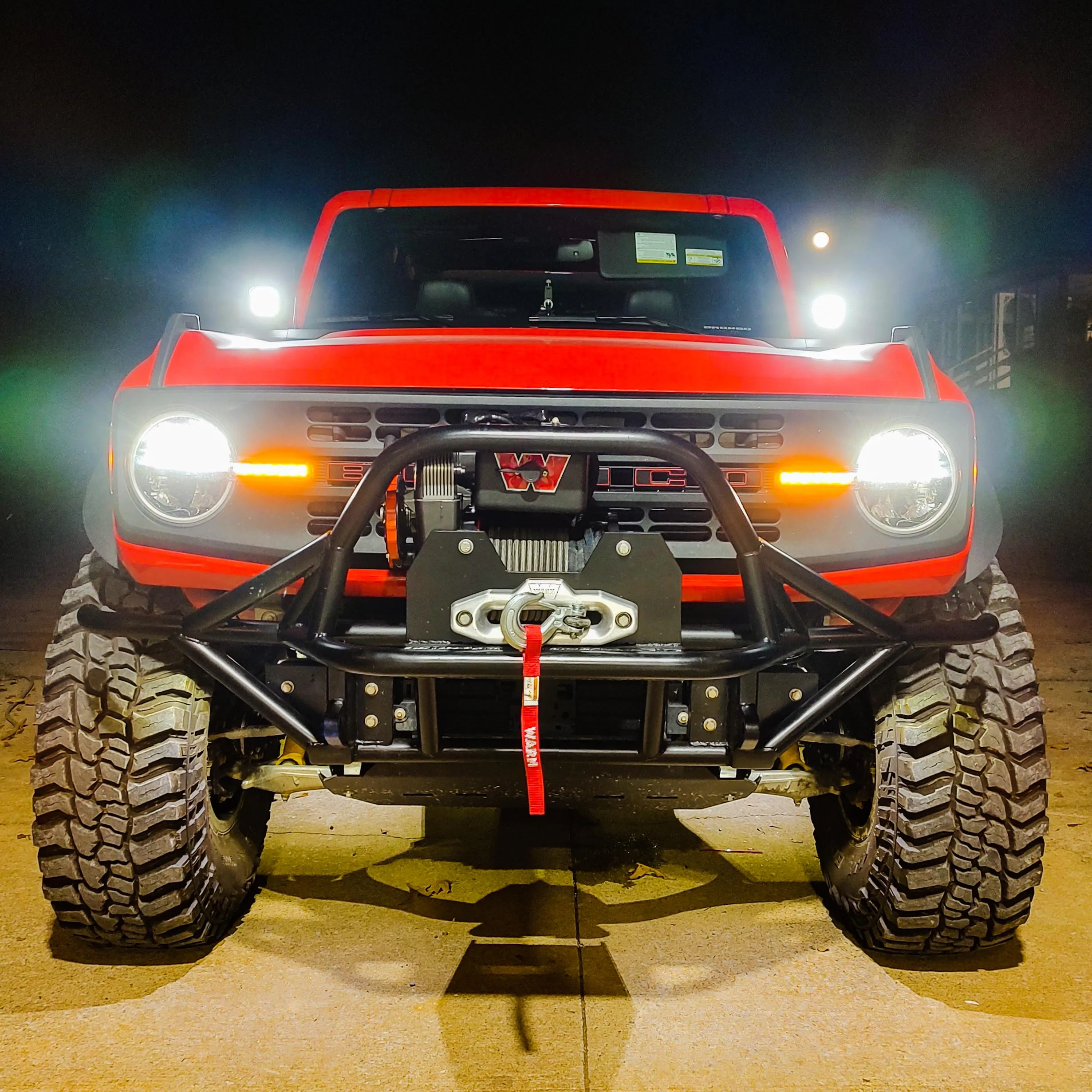 Ford Bronco Built my own tube bumpers - Warn 8274 PSX_20231028_185348