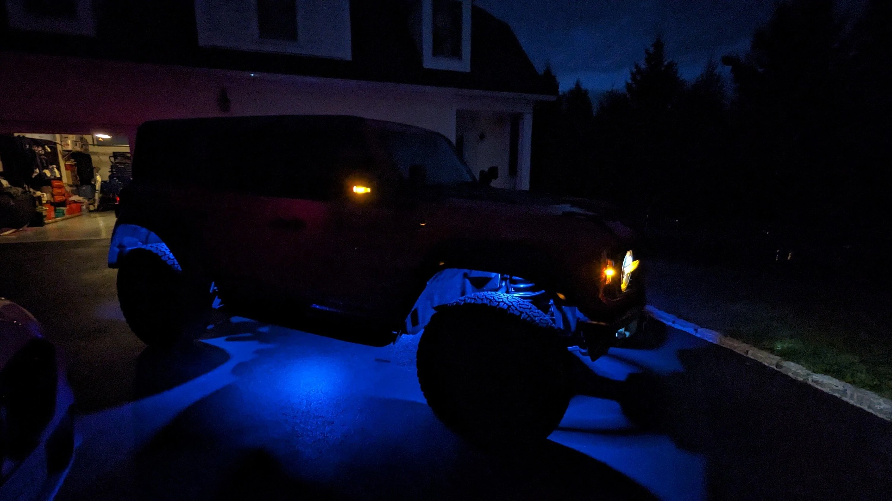 Ford Bronco KC Cyclone V2 Rock Lights installed PXL_20231127_221009800
