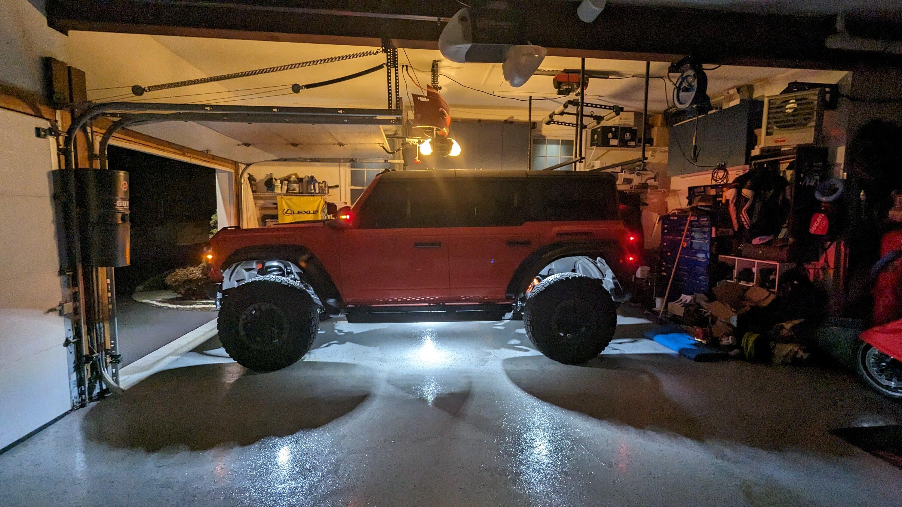 Ford Bronco KC Cyclone V2 Rock Lights installed PXL_20231125_235633298