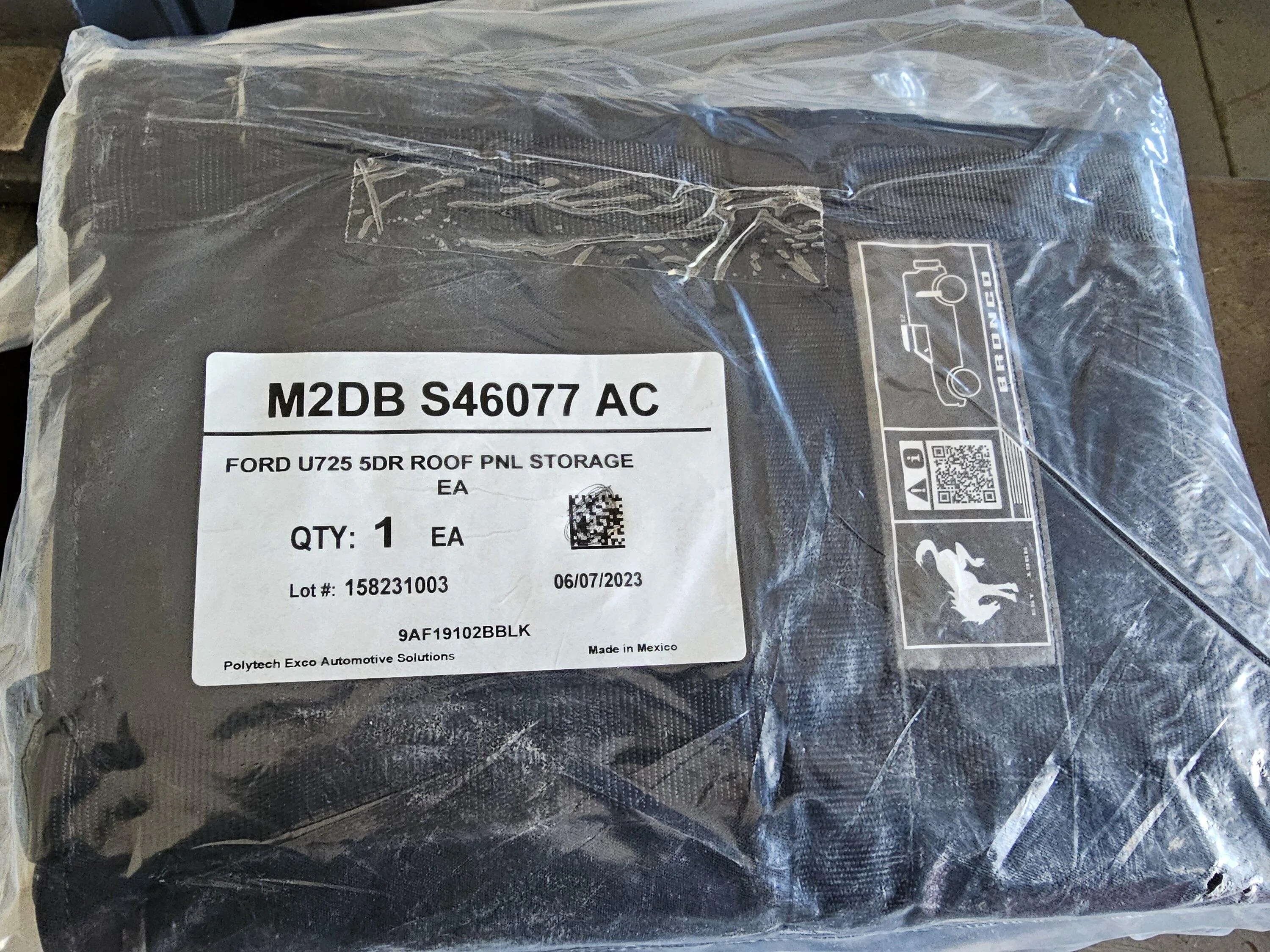 Ford Bronco 4 door storage bags 20231127_132529