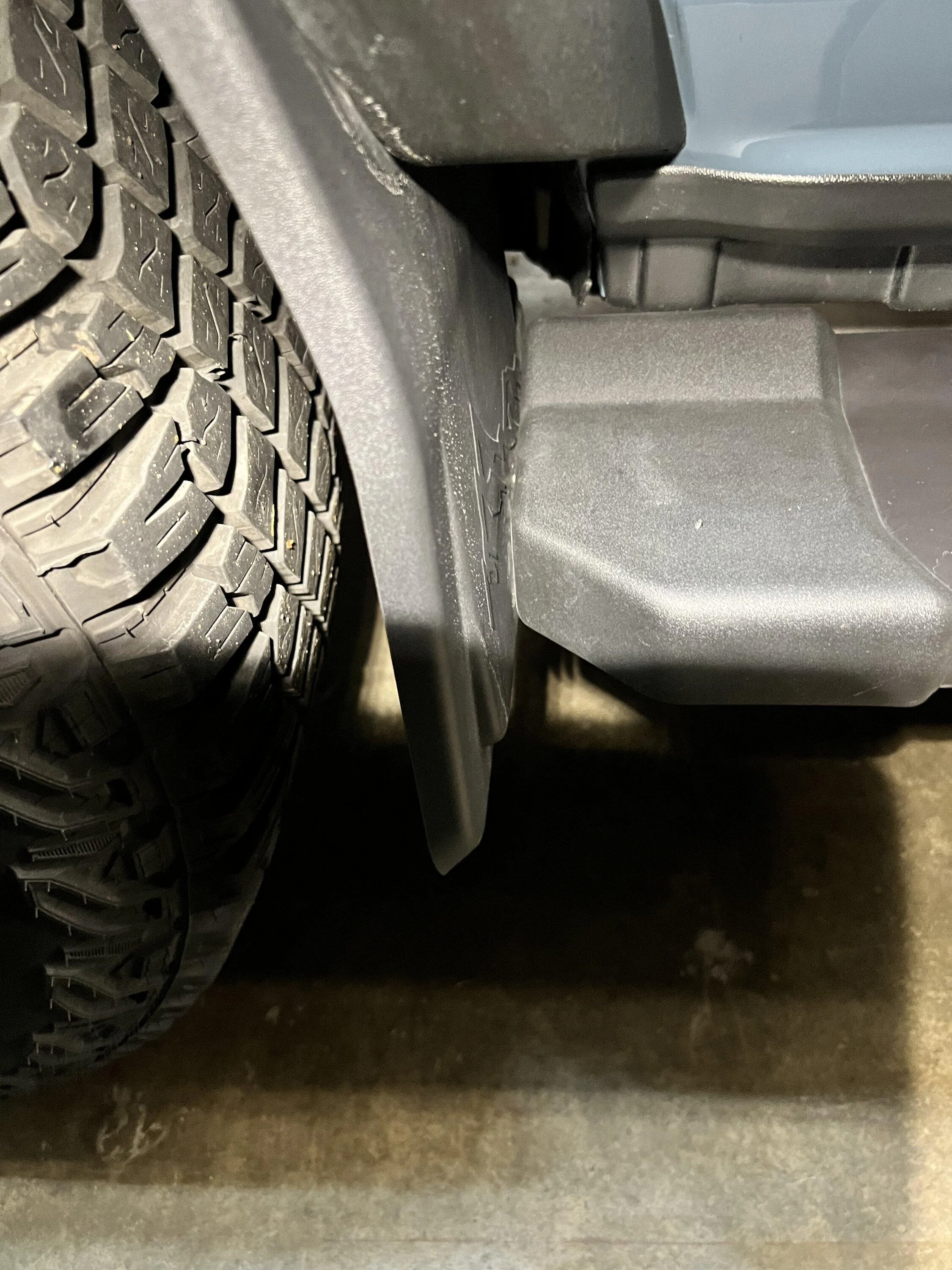 Ford Bronco Mud flaps for OBX with Sasquatch package IMG_1259