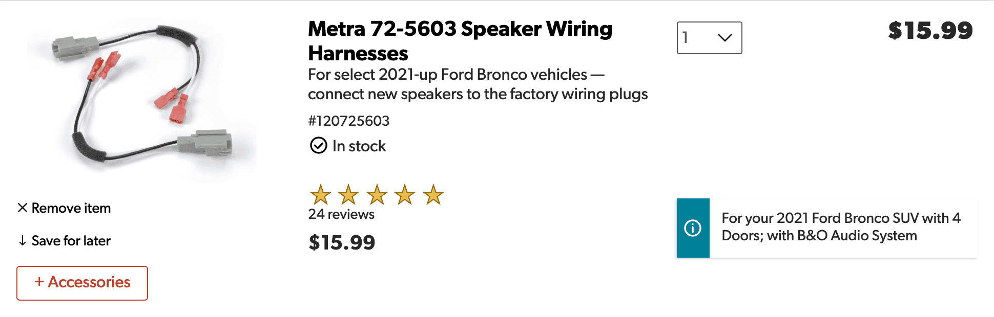 Ford Bronco B&O sound system complete upgrade - Done ✅ IMG_8778