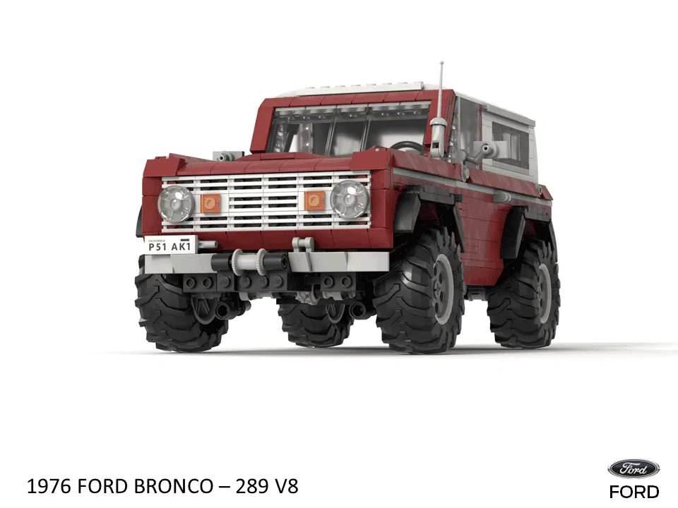 Ford Bronco Build My (LEGO) Brick Bronco Slide6