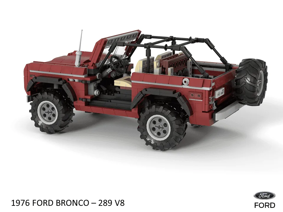 Ford Bronco Build My (LEGO) Brick Bronco Slide9