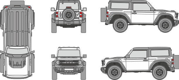 Ford Bronco 2 Door Bronco Raptor 1701354007607