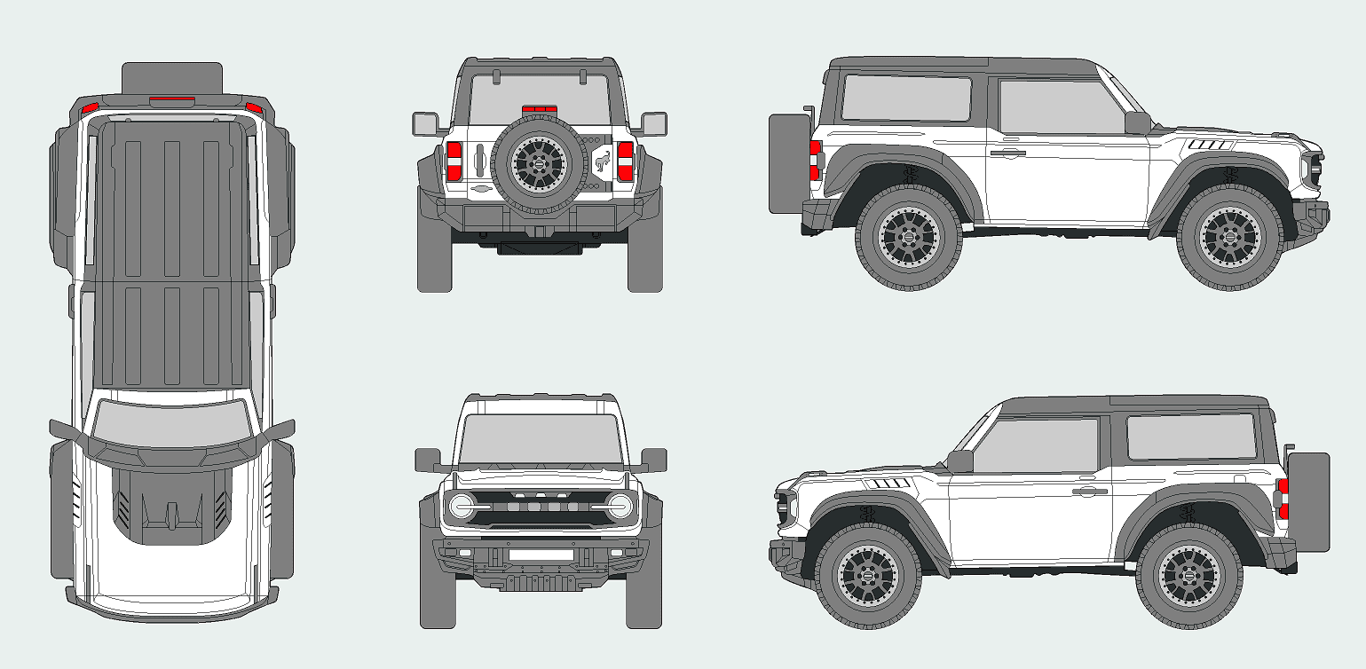 Ford Bronco 2 Door Bronco Raptor 1701362076664