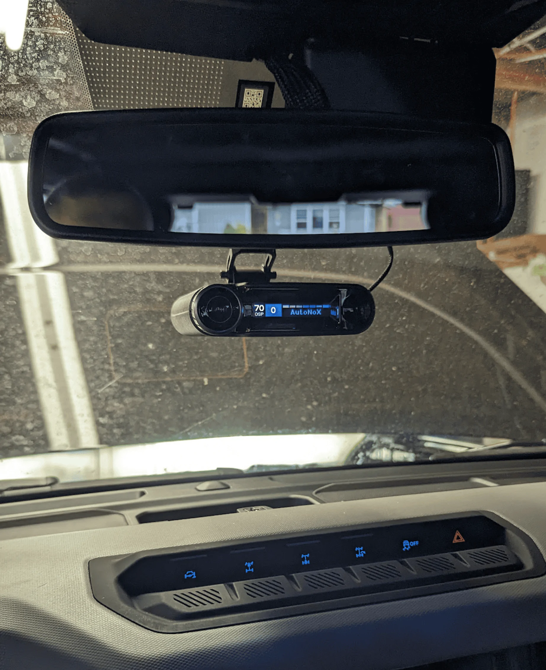 Ford Bronco Clean Radar Detector Install DIY 1701573715356