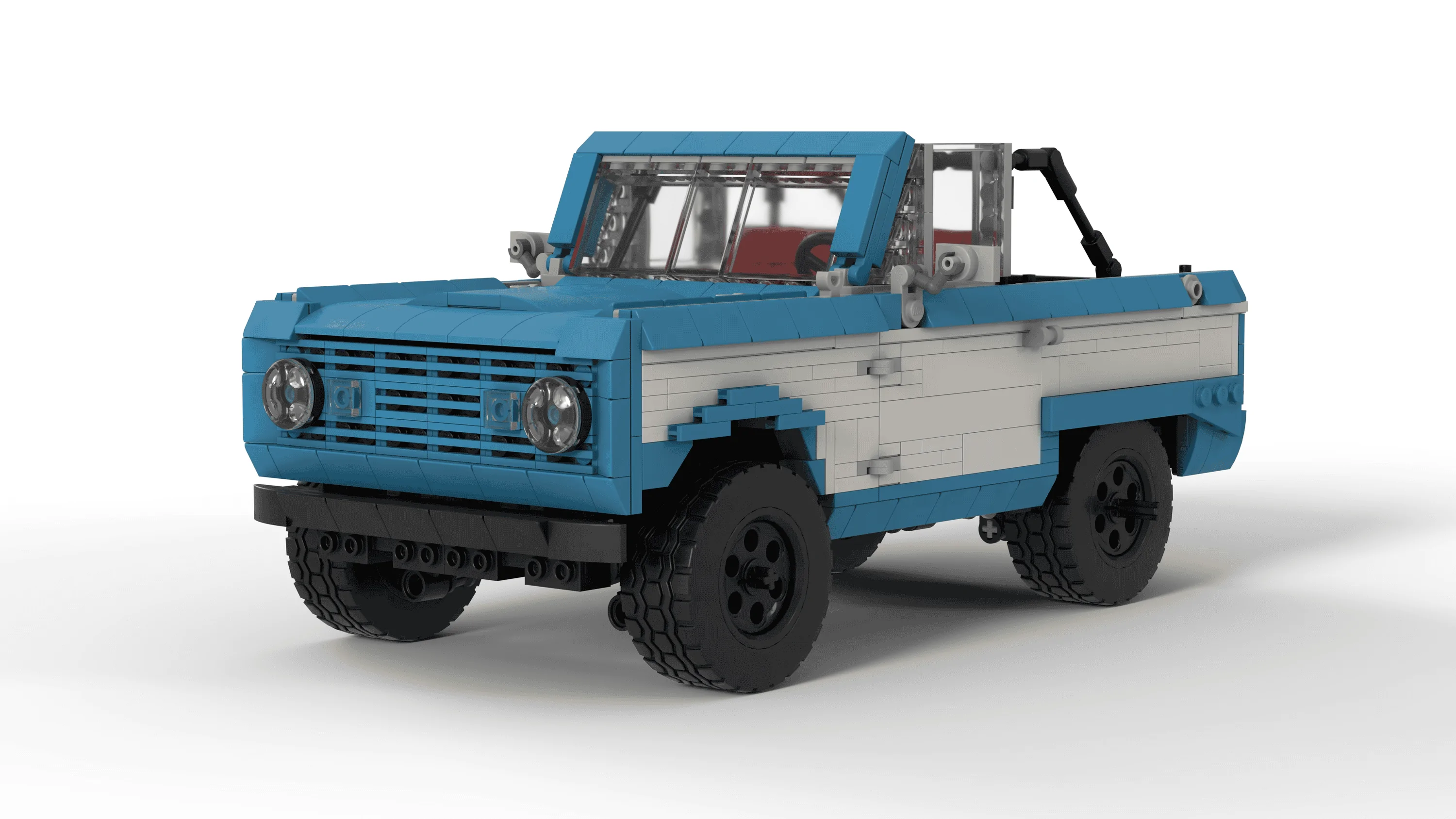 Ford Bronco Build My (LEGO) Brick Bronco Bronco Gen1 Max_08 MAZ-WHT Render R1