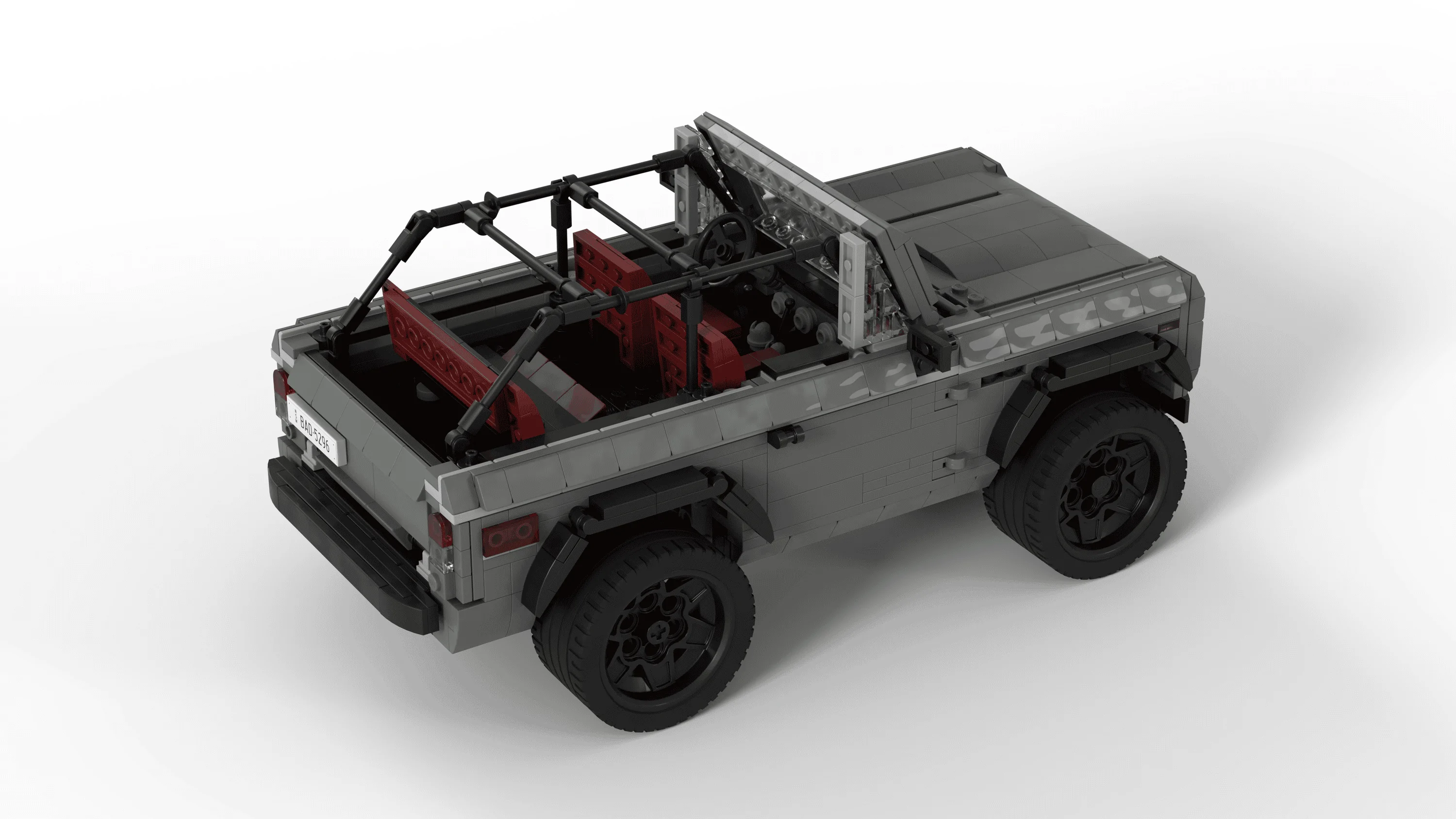 Ford Bronco Build My (LEGO) Brick Bronco Bronco Gen1 Max_04 DBG Render R8