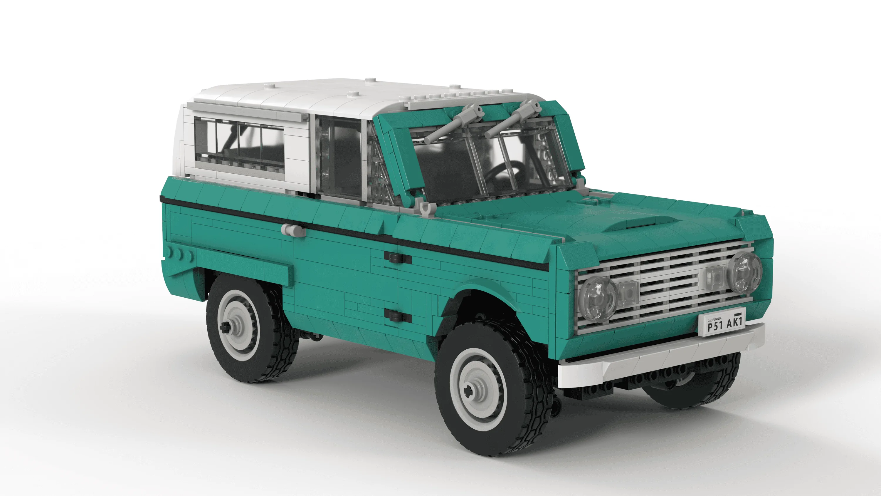 Ford Bronco Build My (LEGO) Brick Bronco Bronco Gen1 Max_05 CYN Render R1