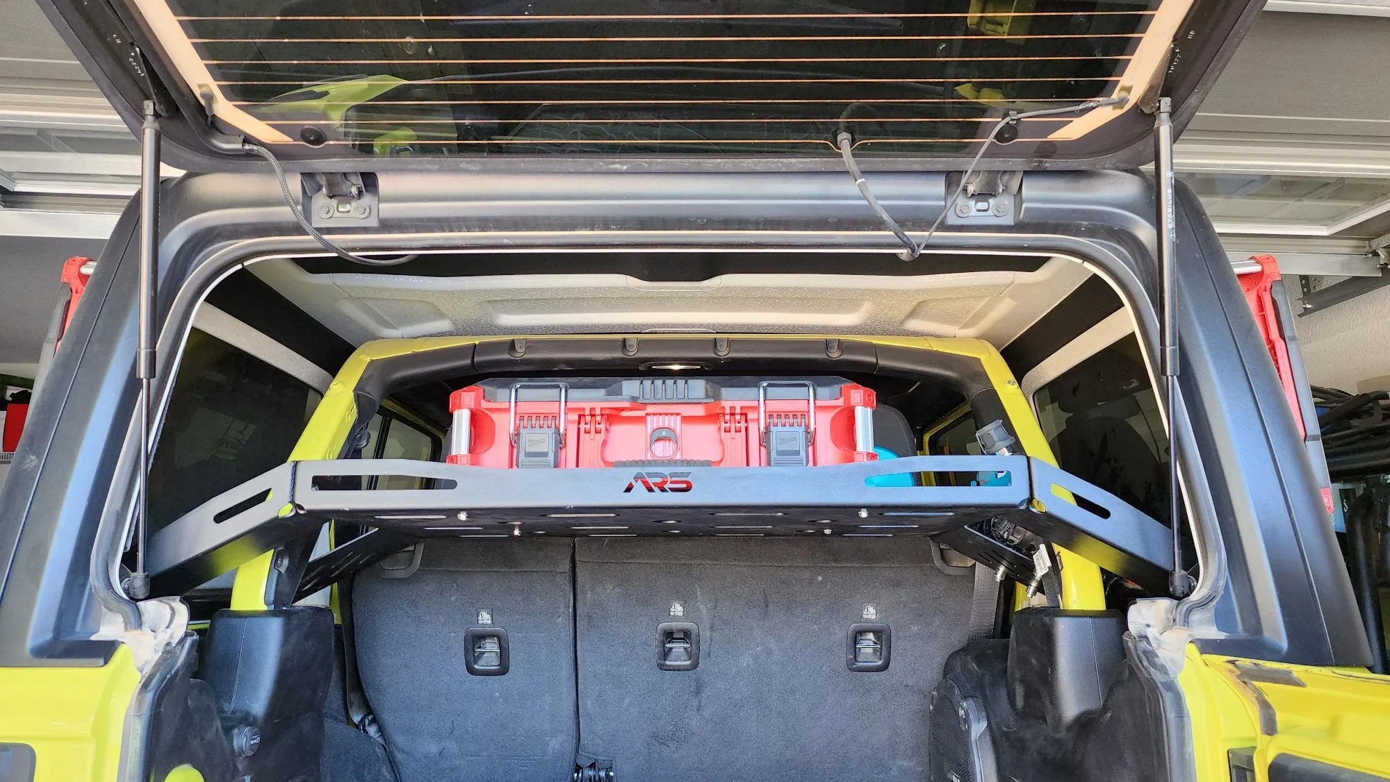 Ford Bronco Interior cargo rack 20230623_081701