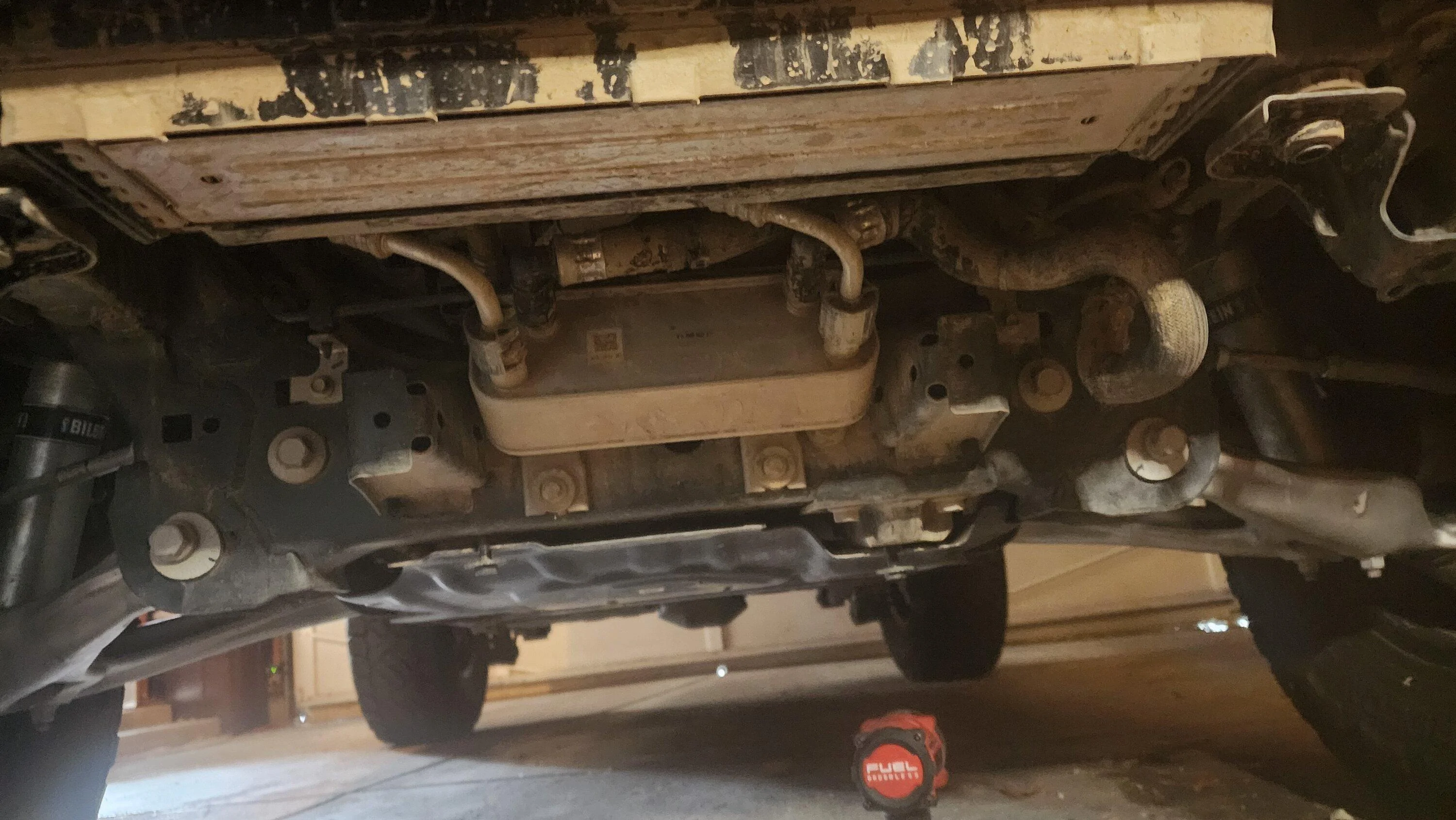 Ford Bronco Under Front Skid on 2.7 20231204_130918