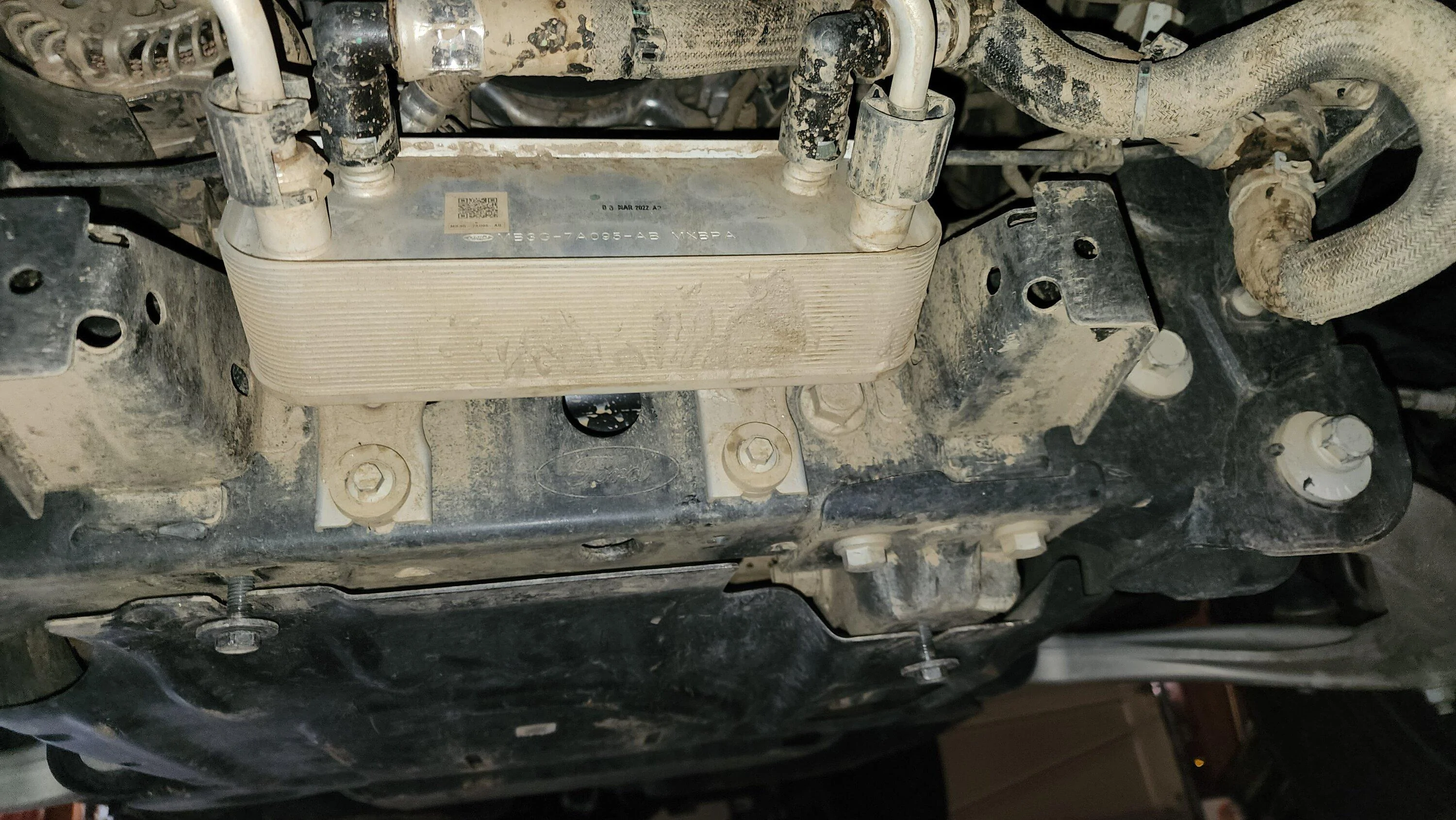 Ford Bronco Under Front Skid on 2.7 20231204_130924