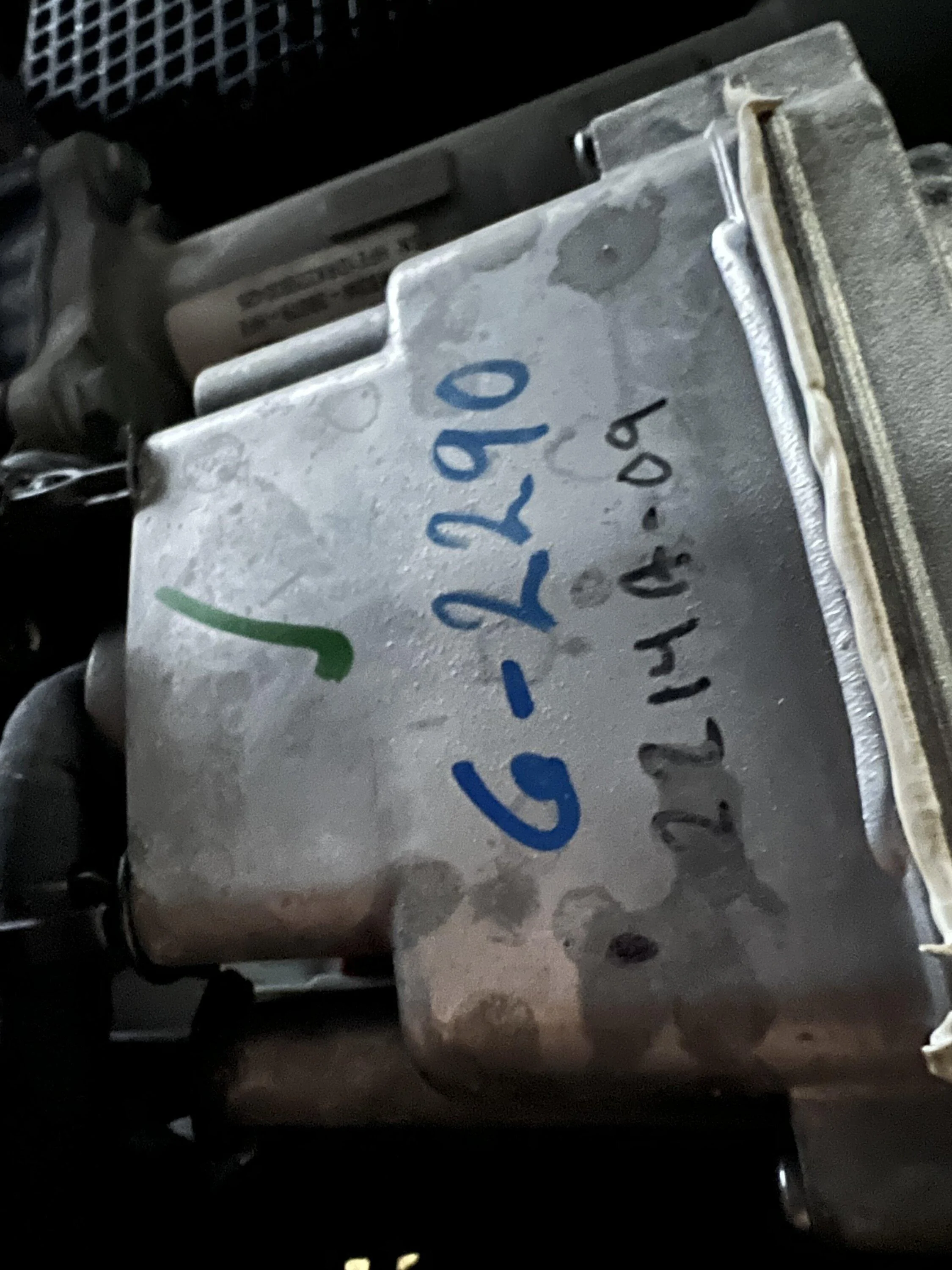 Ford Bronco Writing on steering rack IMG_1378