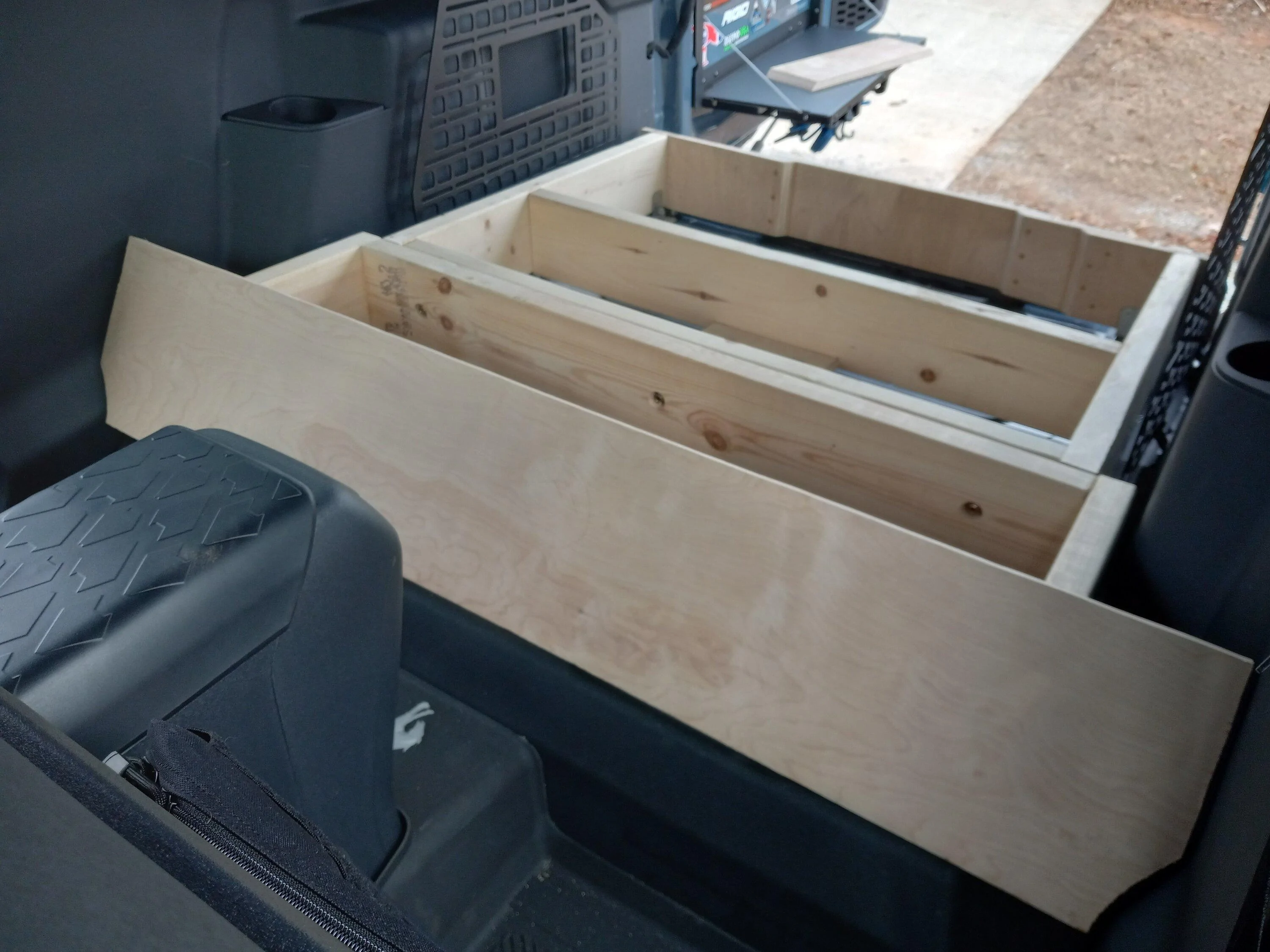 Ford Bronco KRAKEN's DIY Rear Seat Delete / Raised Cargo Platform with locking storage 20231117_094357
