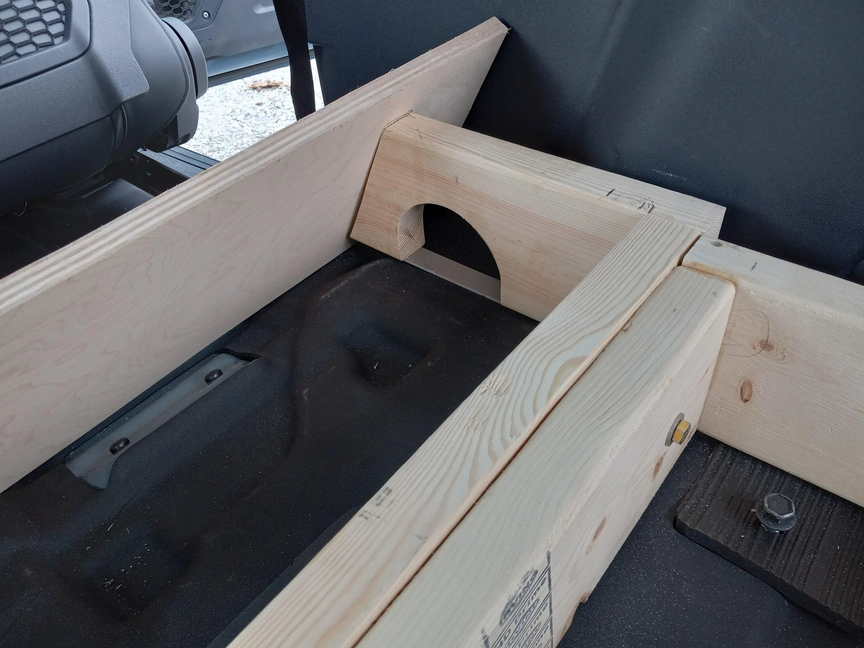 Ford Bronco KRAKEN's DIY Rear Seat Delete / Raised Cargo Platform with locking storage 20231117_100039