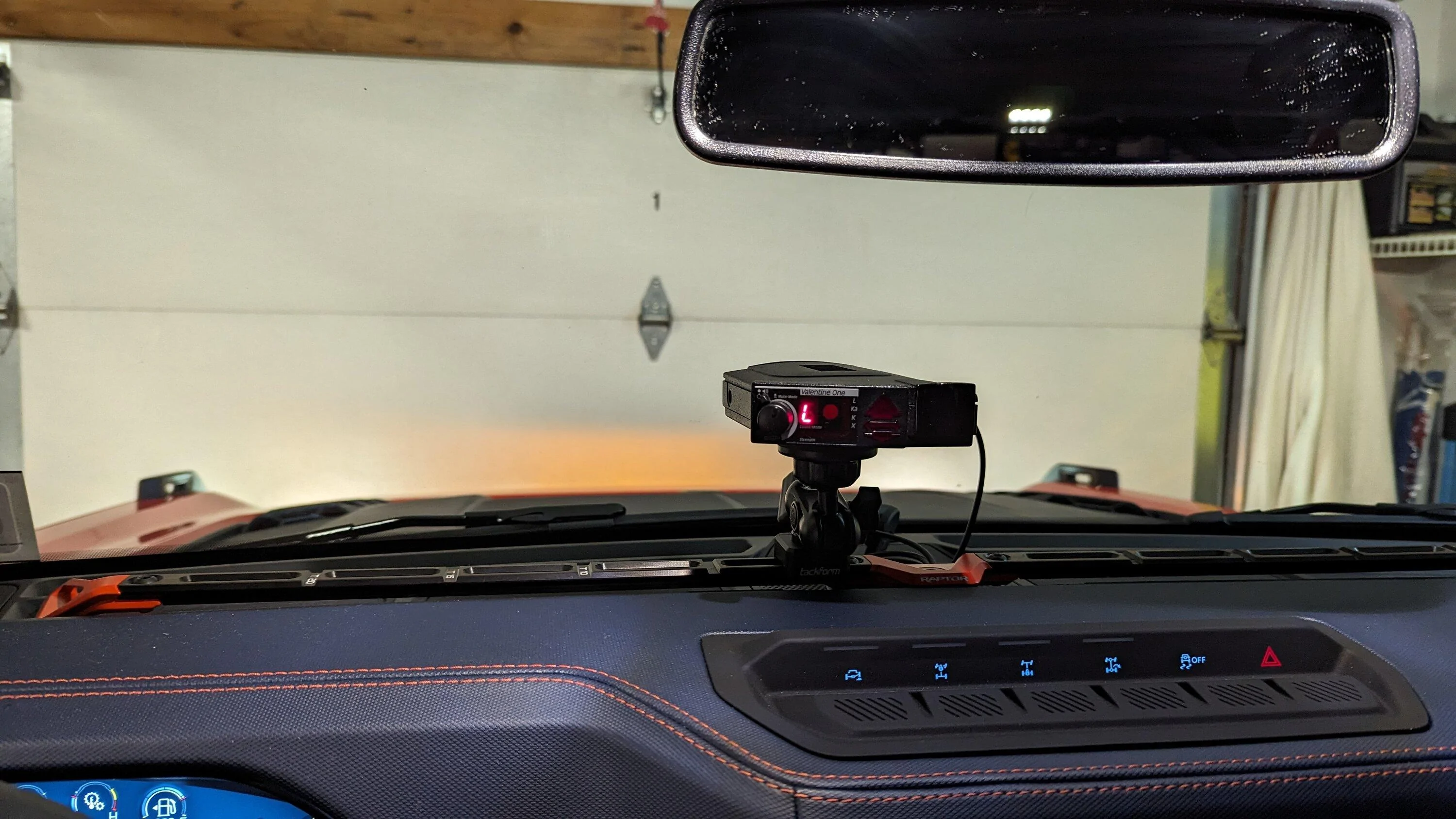 Ford Bronco Clean Radar Detector Install DIY PXL_20231205_193242232