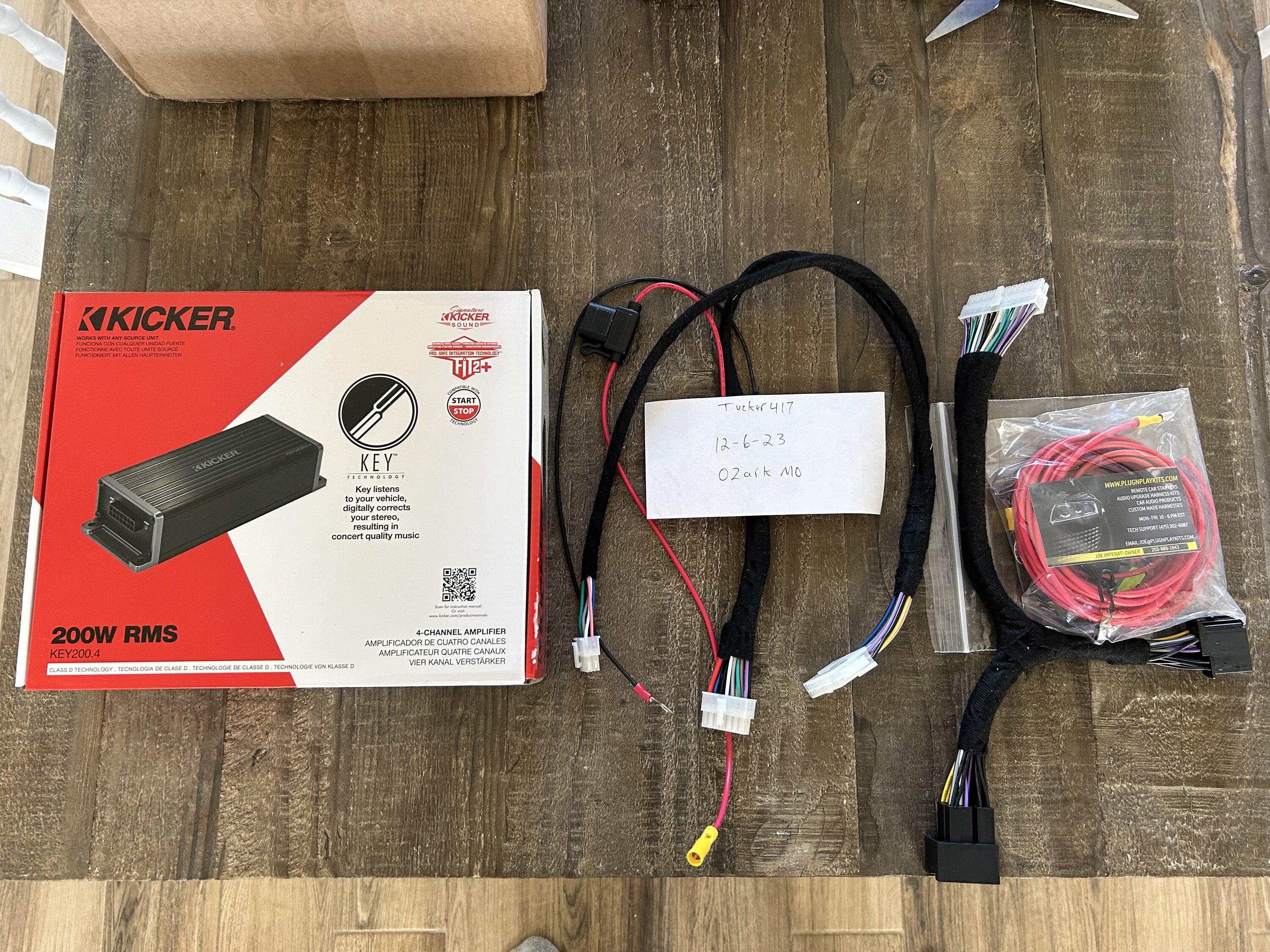 Ford Bronco Kicker Key 200.4 W/ Plug N Play Harness IMG_0917